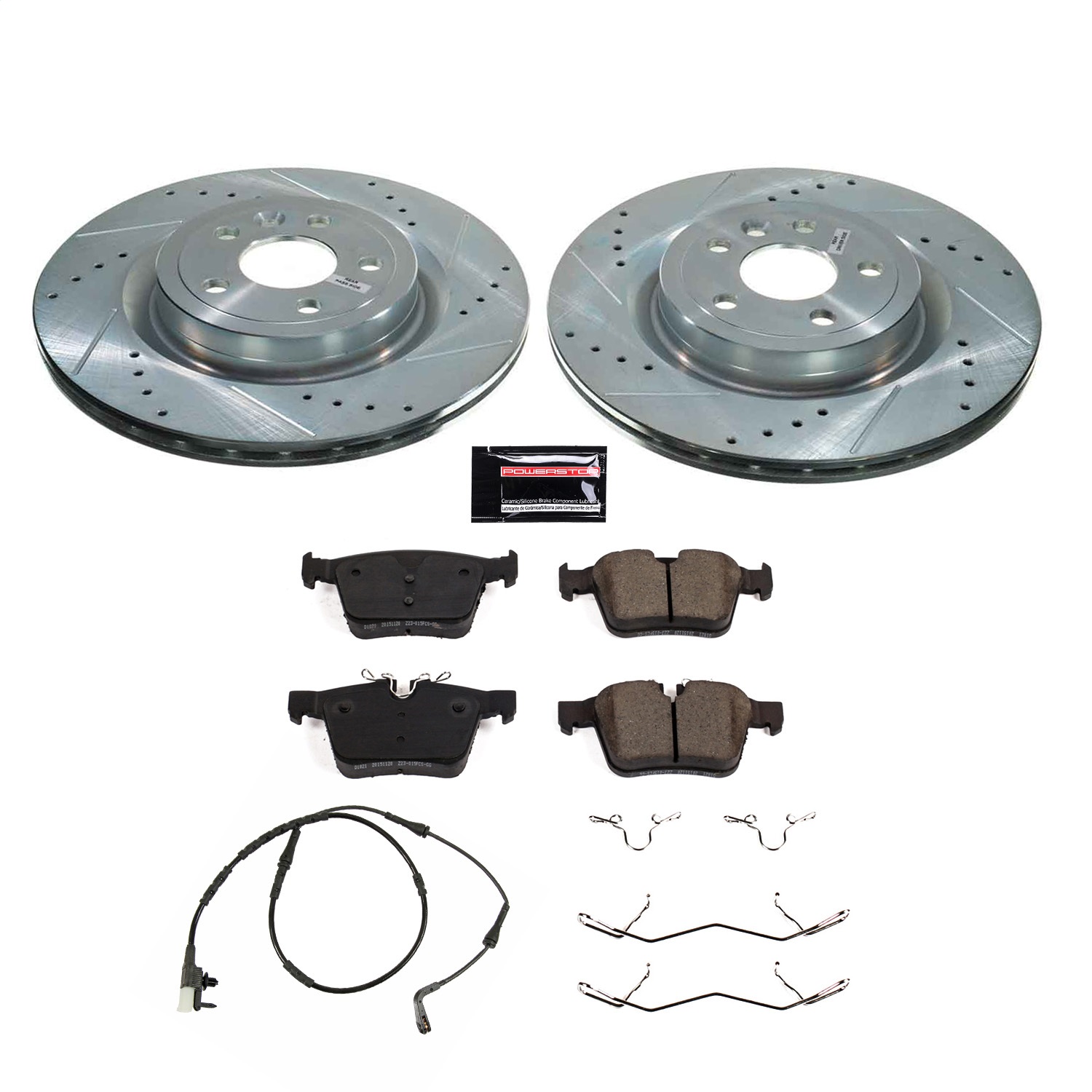 Power Stop - K8208 - Rear - Disc Brake Pad and Rotor Kit