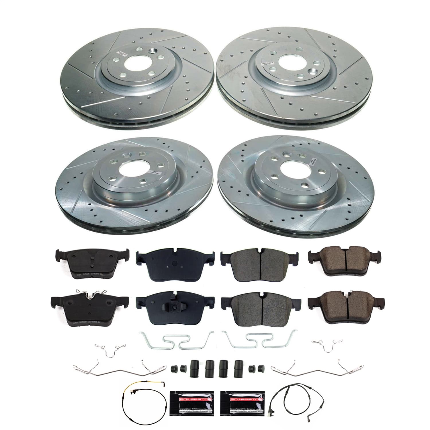 Power Stop - K8210 - Front and Rear - Disc Brake Pad and Rotor Kit
