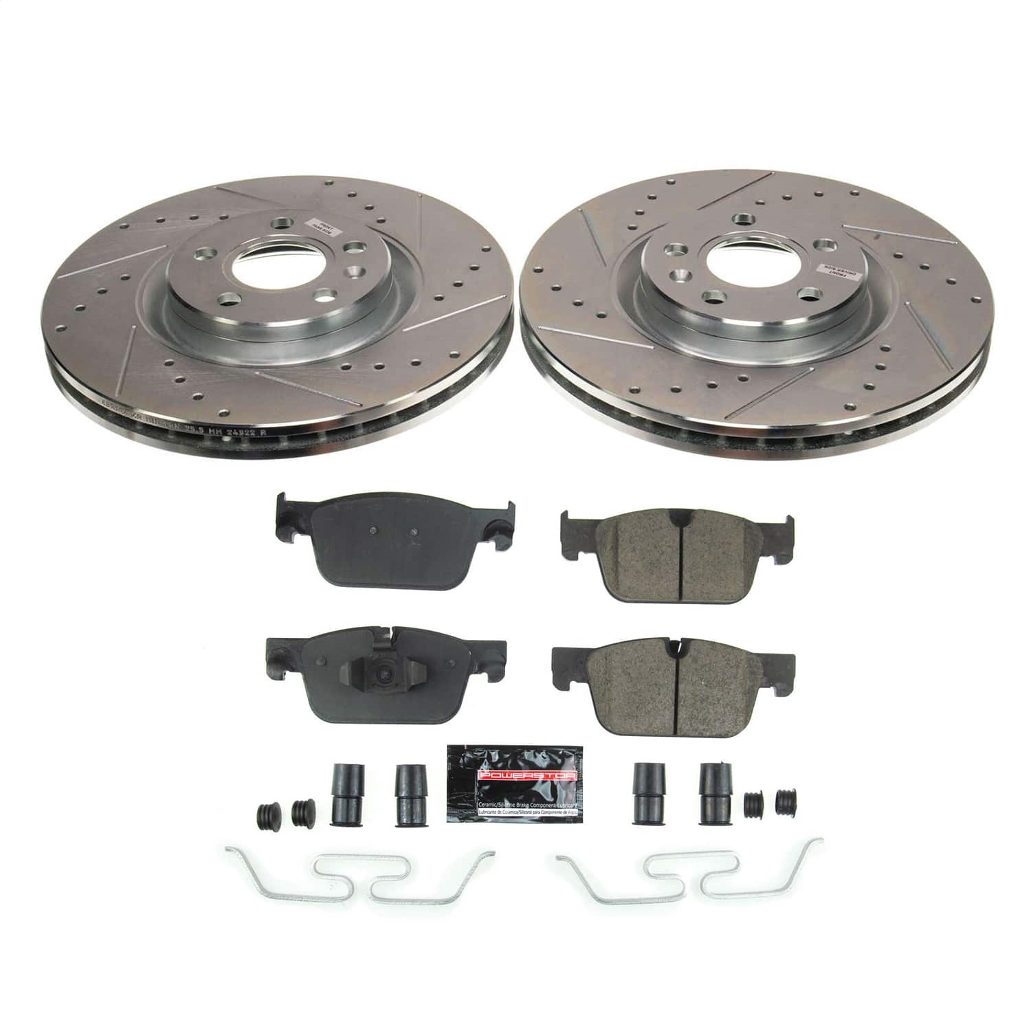 Power Stop - K8227 - Front - Disc Brake Pad and Rotor Kit