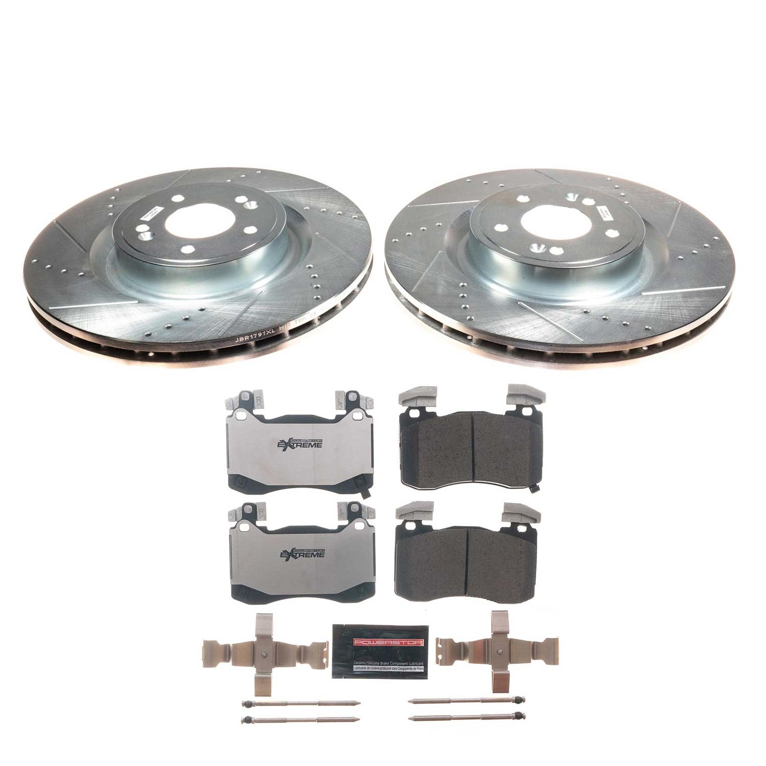 Power Stop - K8270-26 - Front - Disc Brake Pad and Rotor Kit