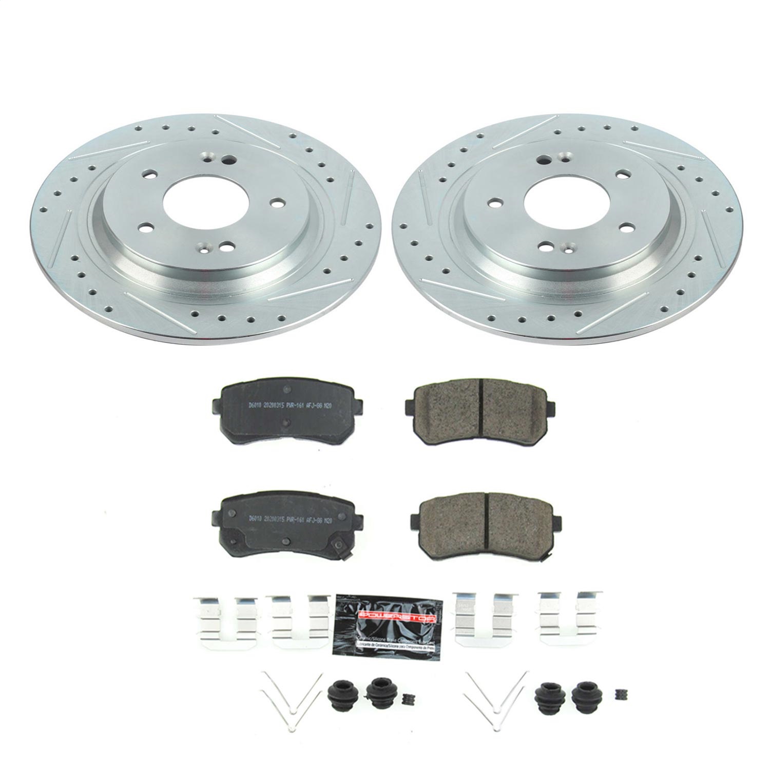 Power Stop - K8306 - Rear - Disc Brake Pad and Rotor Kit