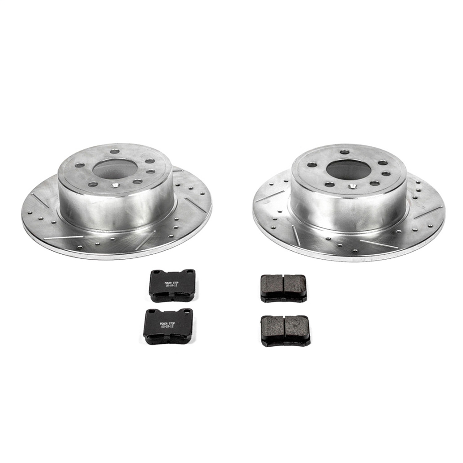 Power Stop - K831 - Rear - Disc Brake Pad and Rotor Kit
