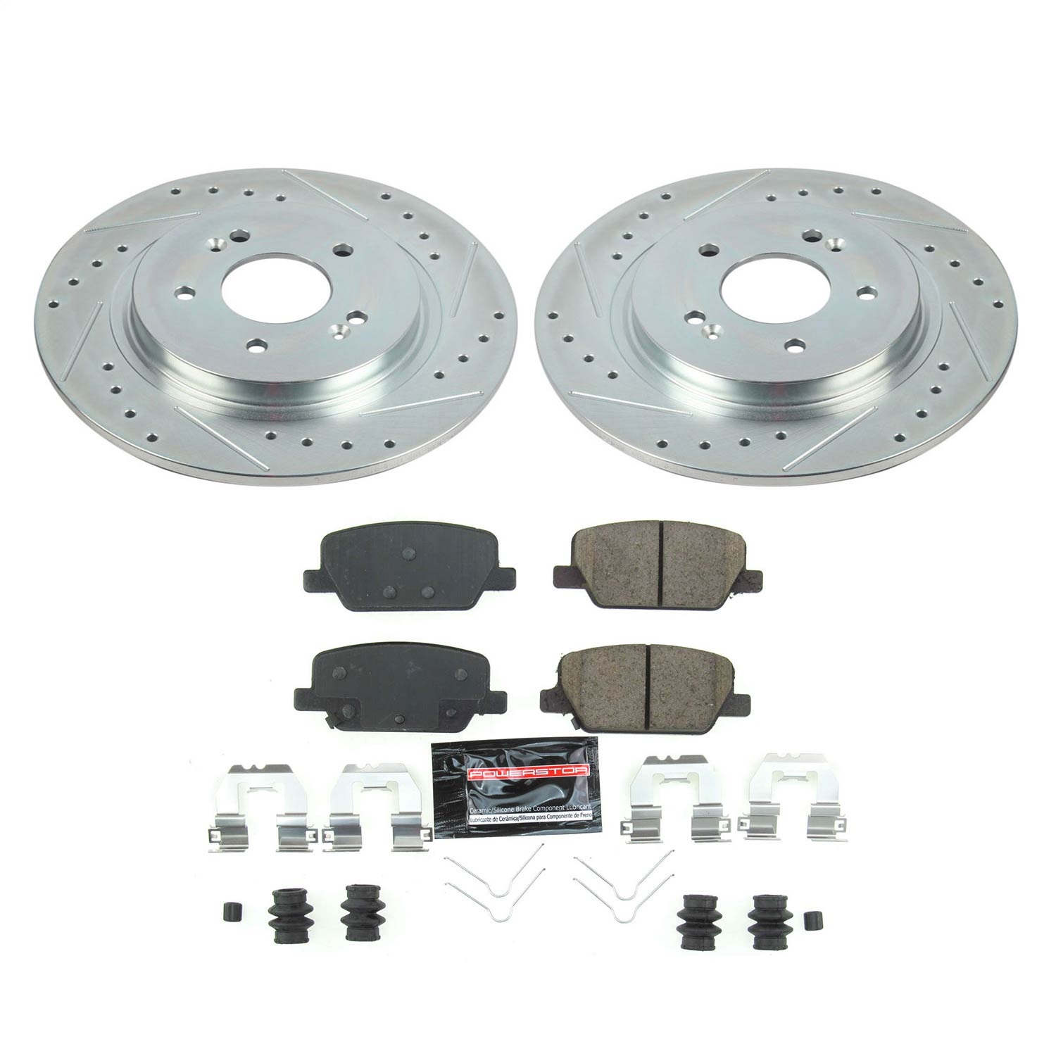 Power Stop - K8310 - Rear - Disc Brake Pad and Rotor Kit