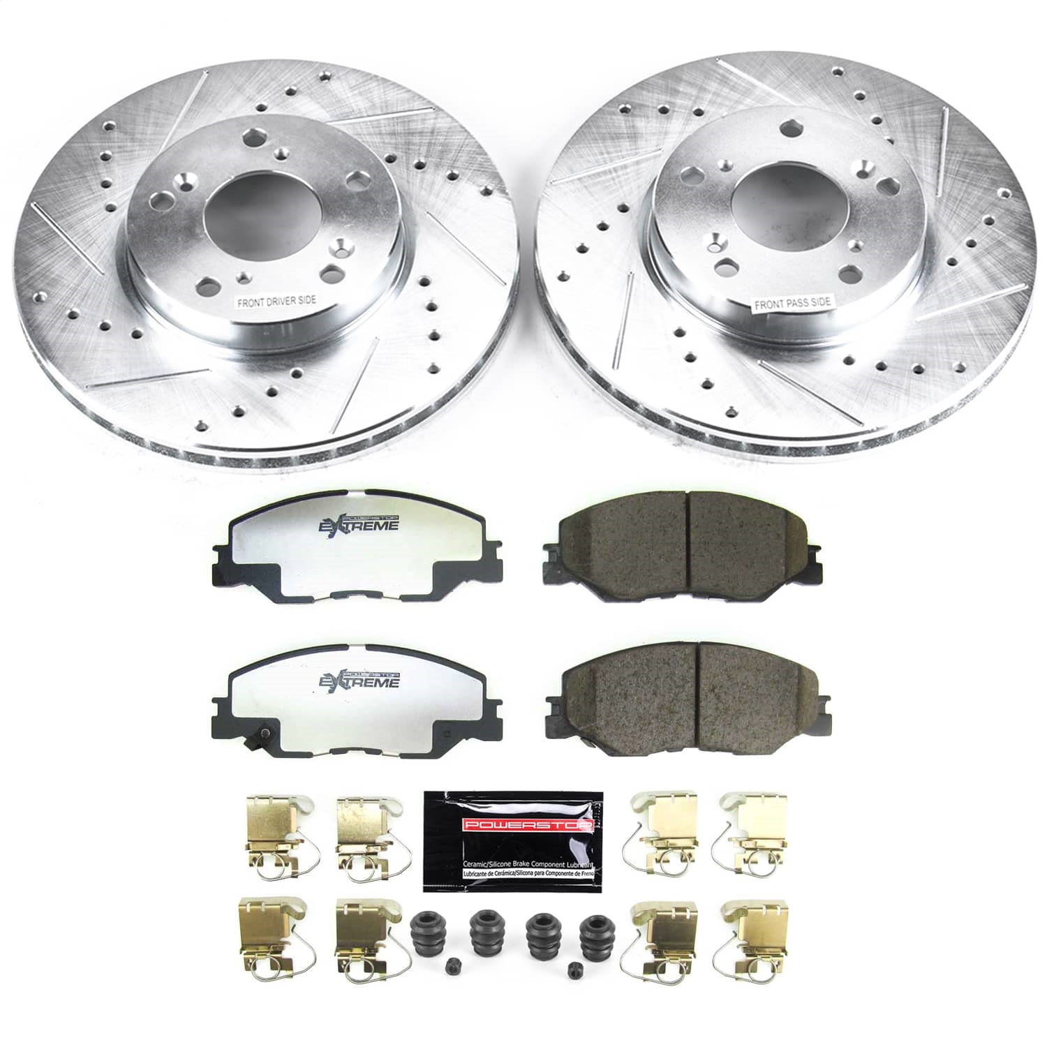 Power Stop - K8318-26 - Front - Disc Brake Pad and Rotor Kit