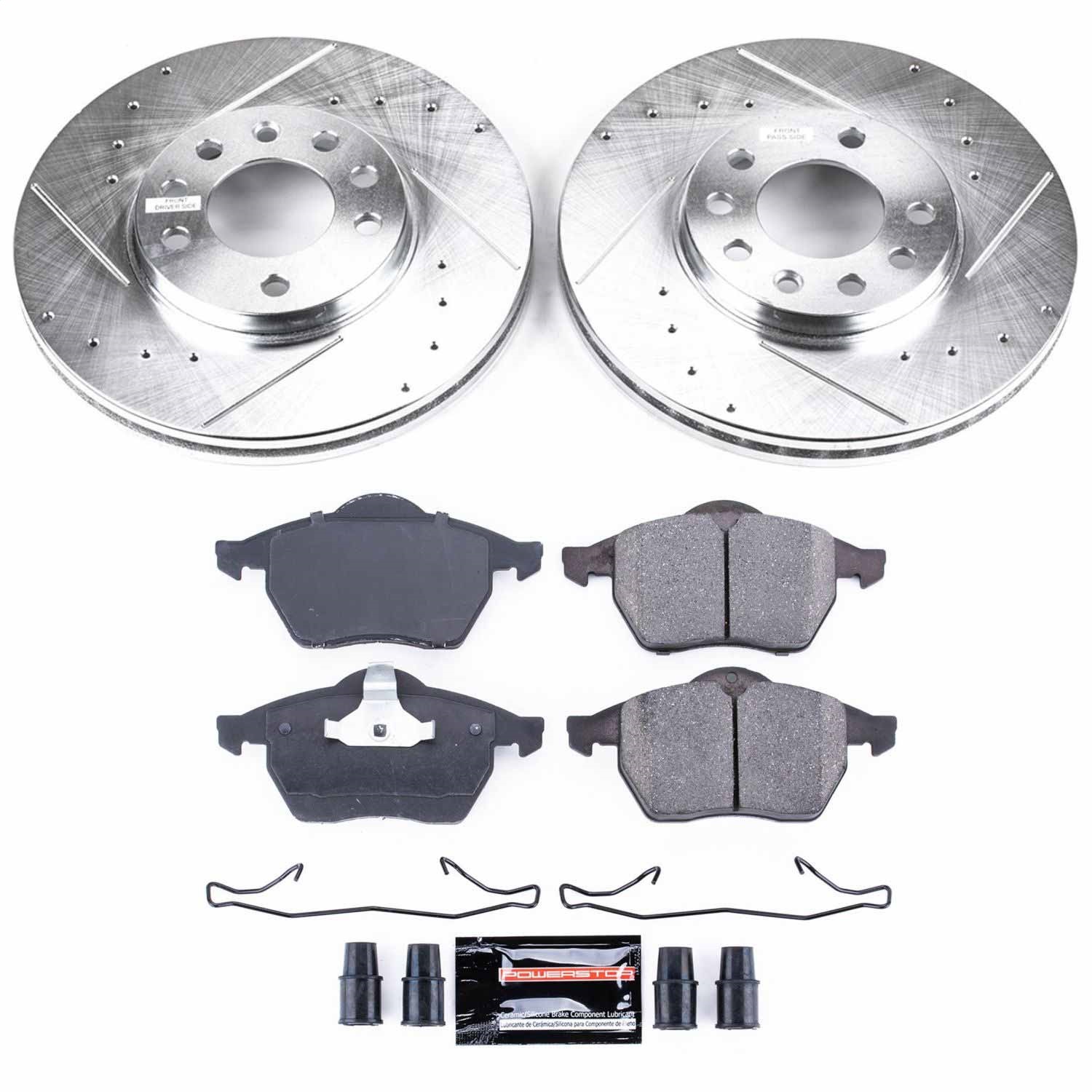 Power Stop - K832 - Front - Disc Brake Pad and Rotor Kit