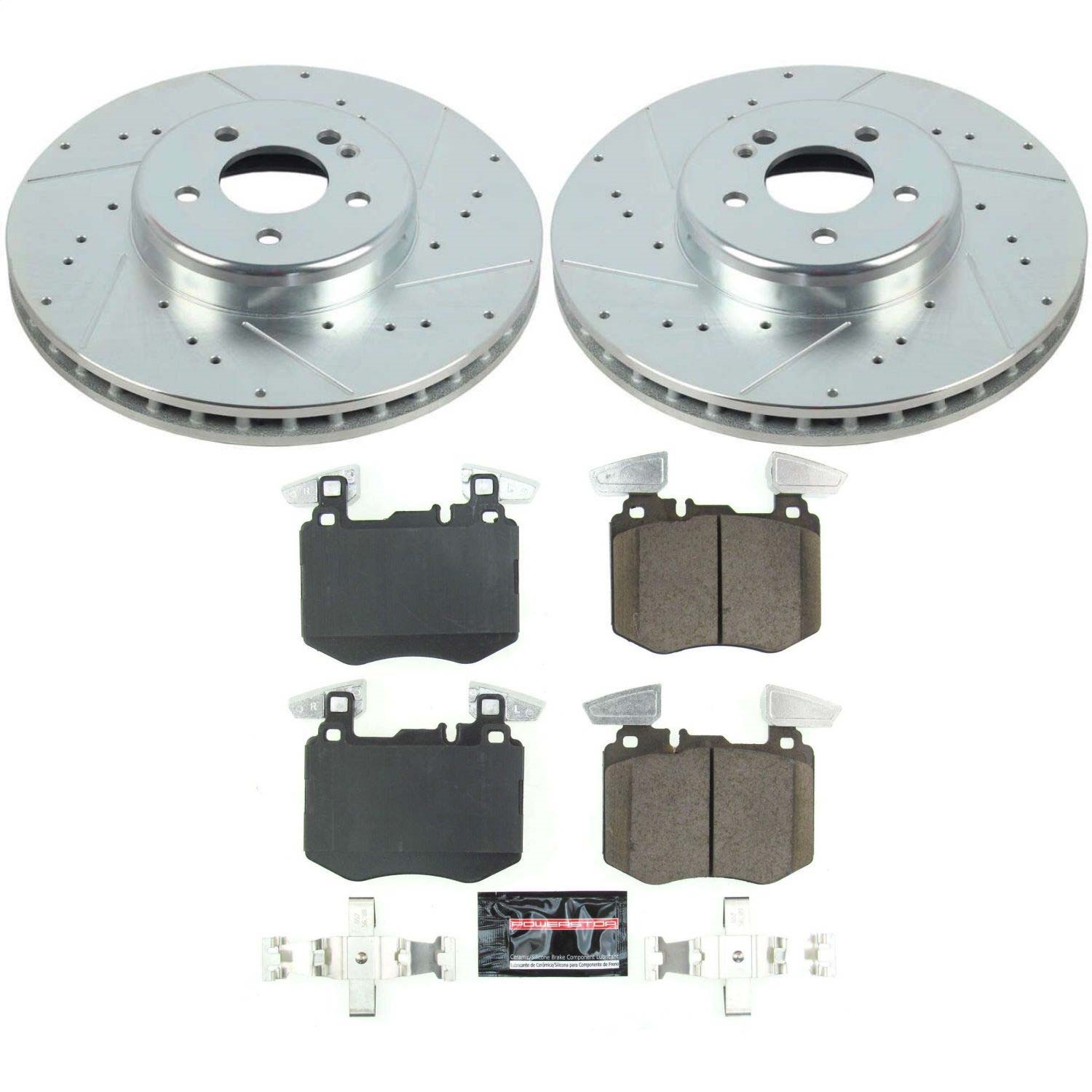 Power Stop - K8322 - Front - Disc Brake Pad and Rotor Kit