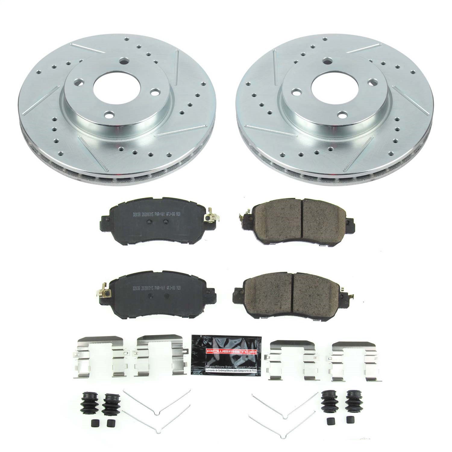 Power Stop - K8326 - Front - Disc Brake Pad and Rotor Kit