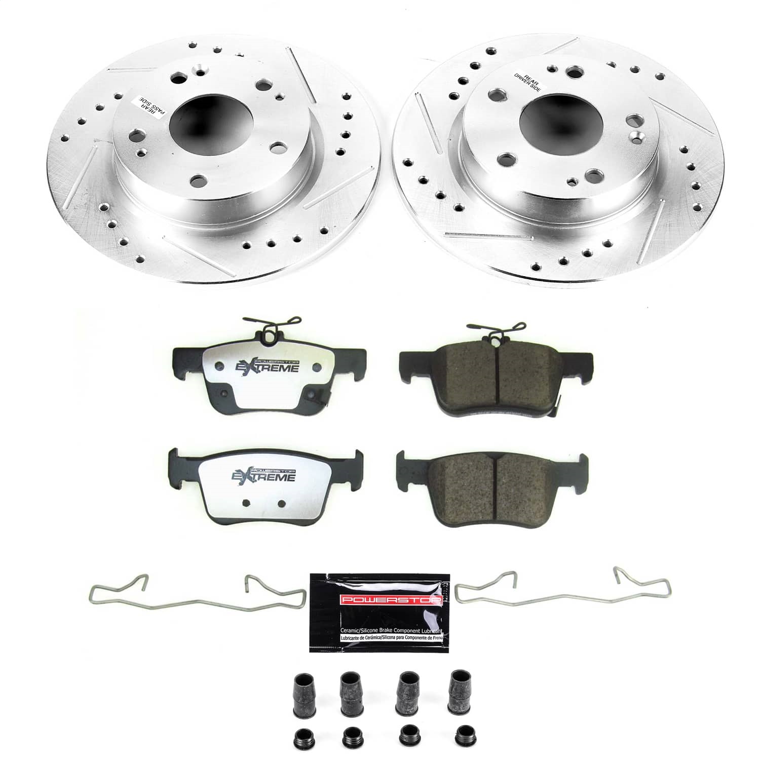 Power Stop - K8330-26 - Rear - Disc Brake Pad and Rotor Kit