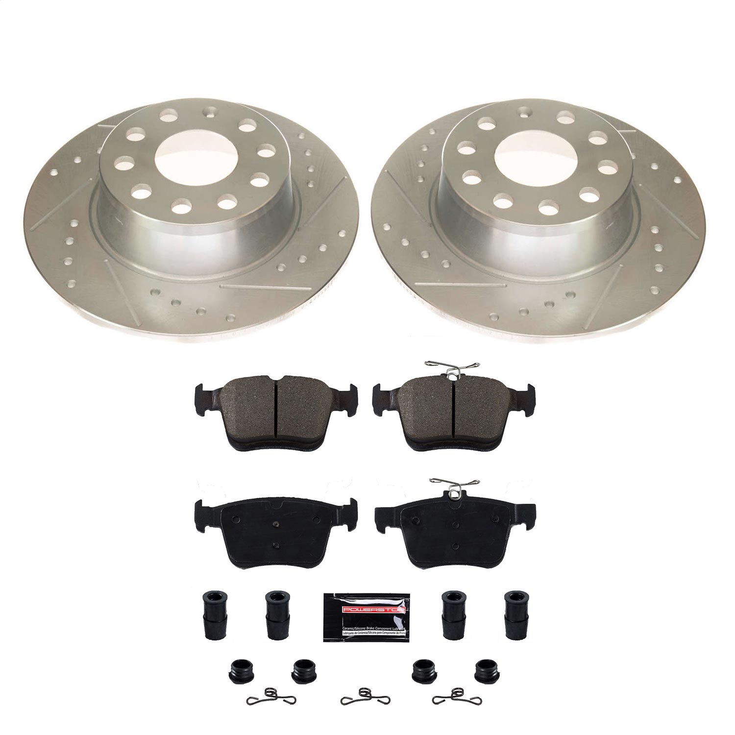 Power Stop - K8337 - Rear - Disc Brake Pad and Rotor Kit