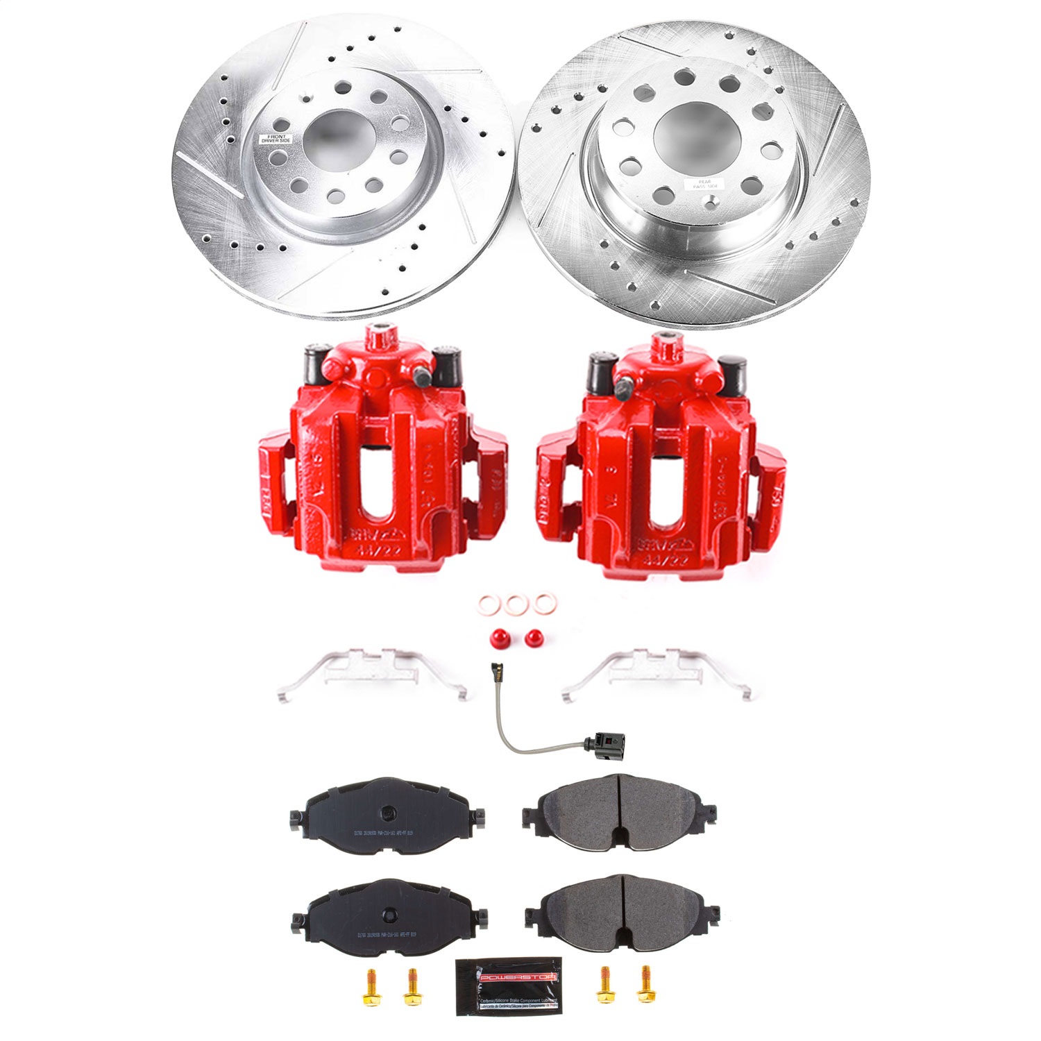 Power Stop - K8364 - Front and Rear - Disc Brake Pad and Rotor Kit