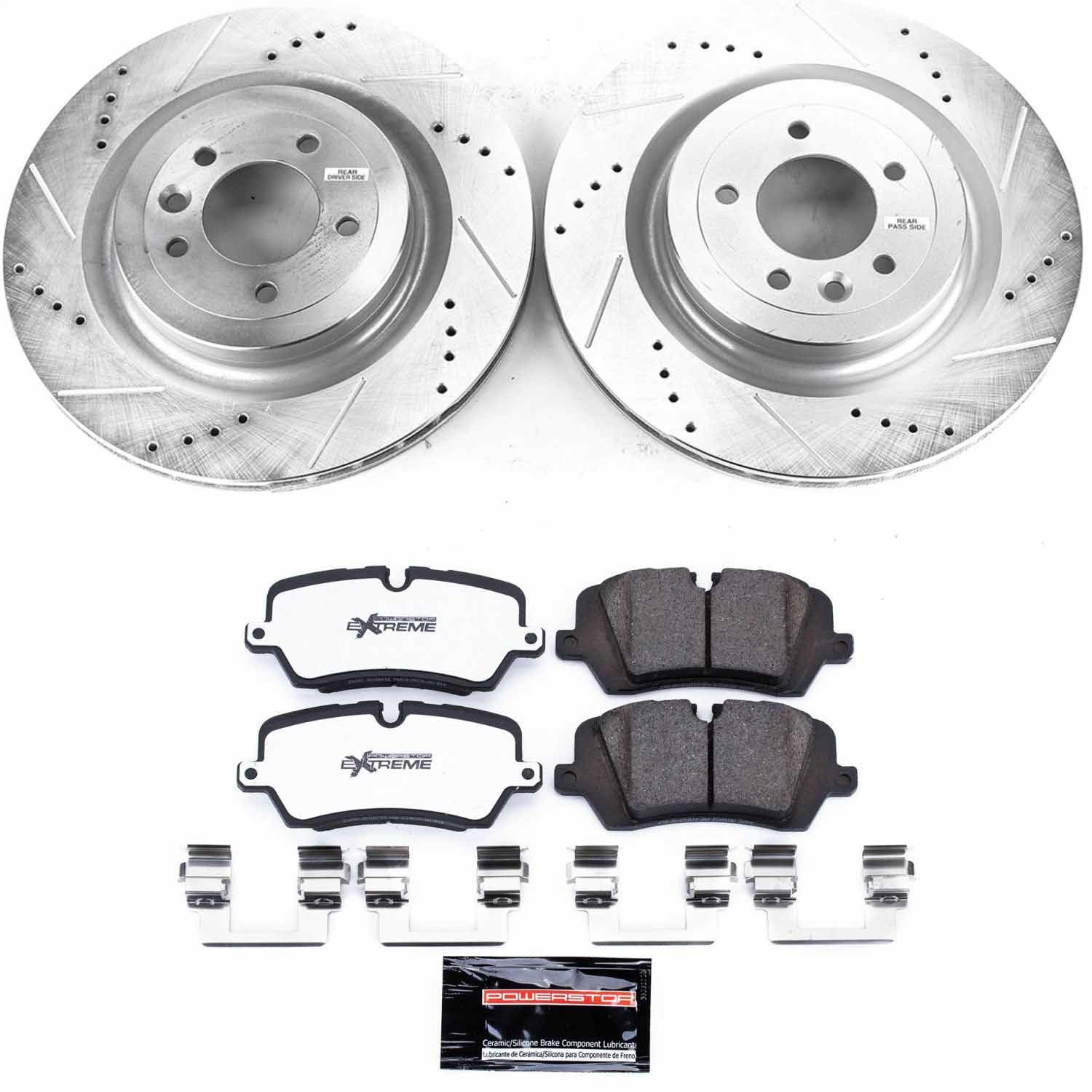 Power Stop - K8385-36 - Rear - Disc Brake Pad and Rotor Kit