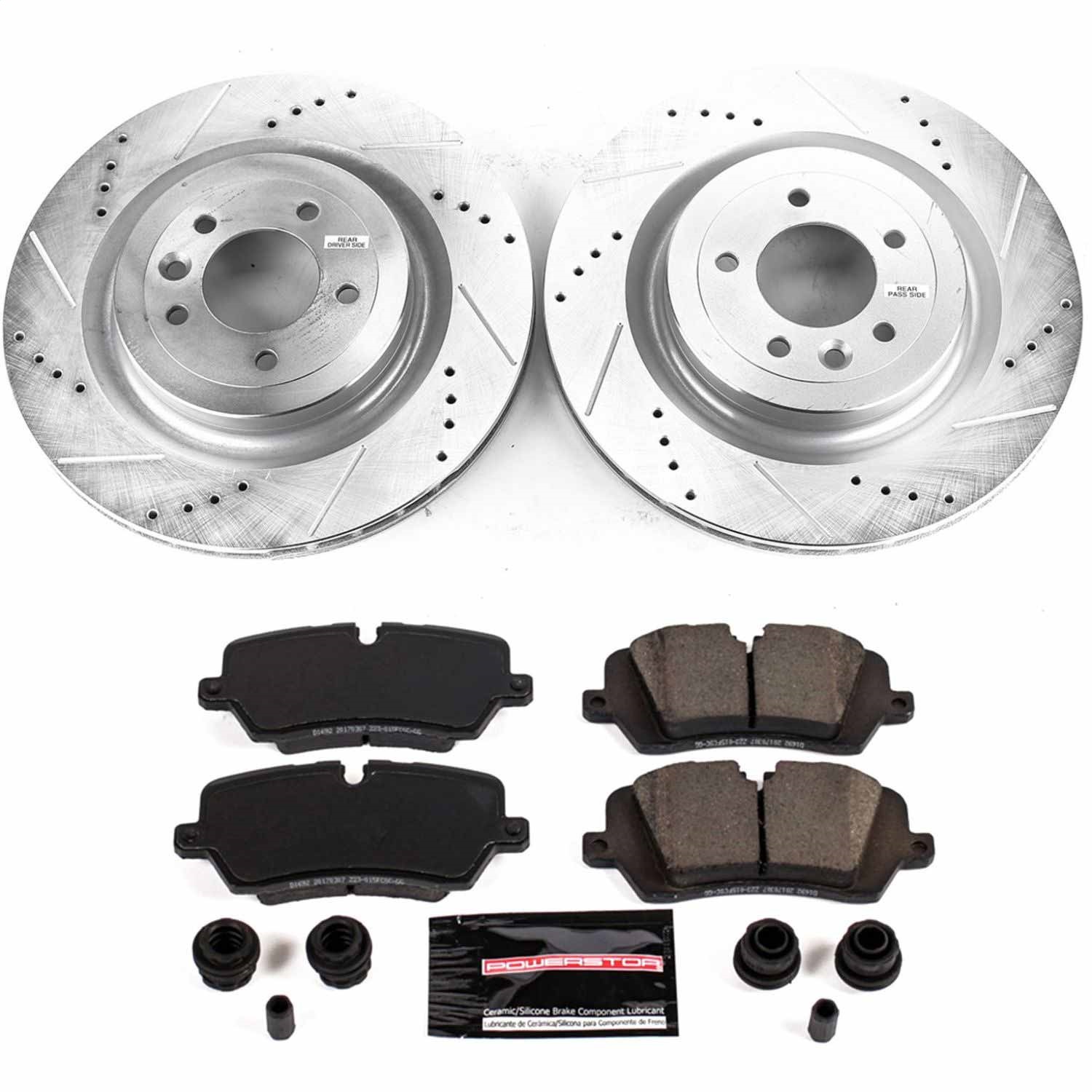 Power Stop - K8385 - Rear - Disc Brake Pad and Rotor Kit