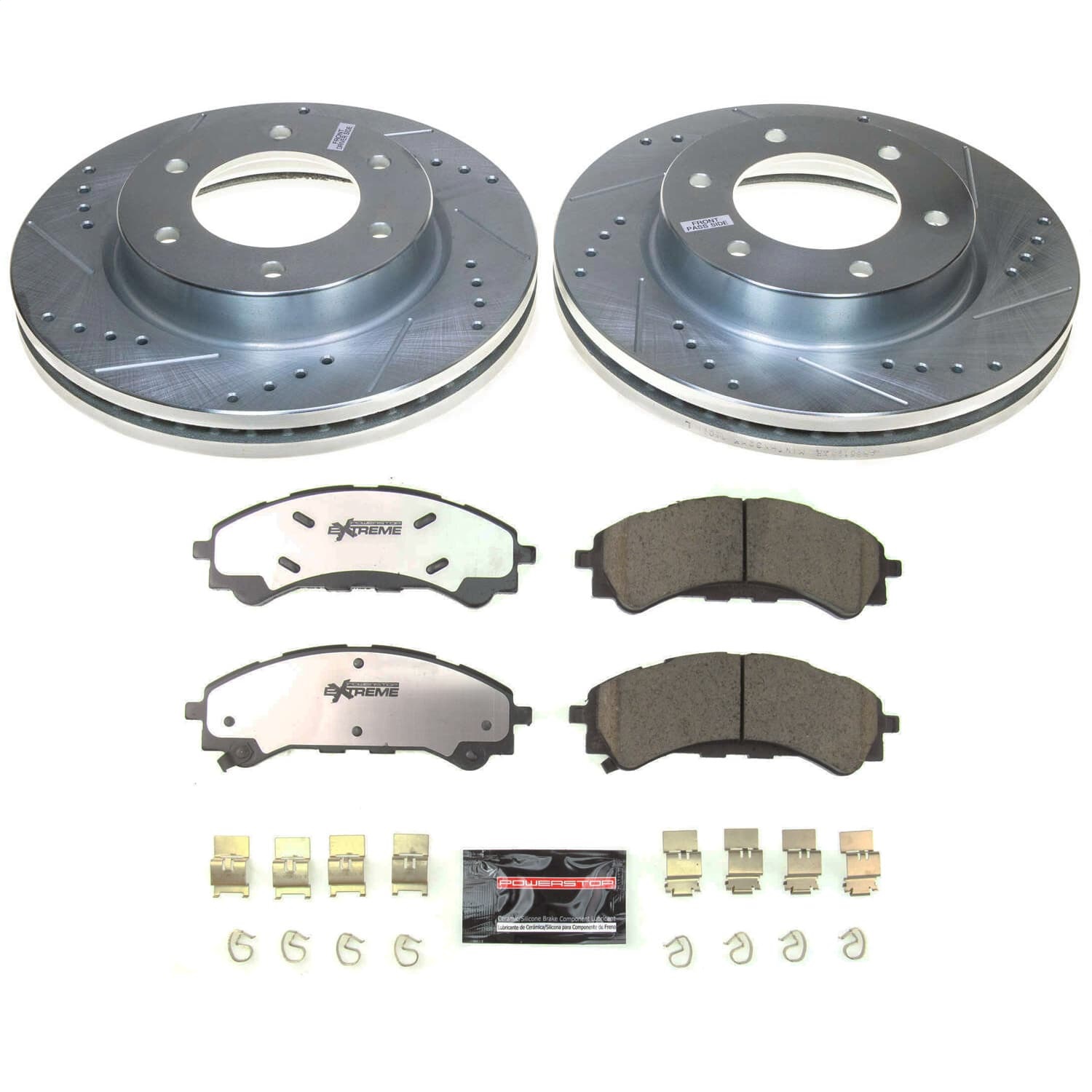Power Stop - K8413-36 - Front - Disc Brake Pad and Rotor Kit