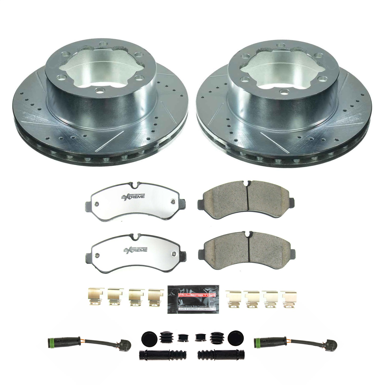 Power Stop - K8431-36 - Rear - Disc Brake Pad and Rotor Kit