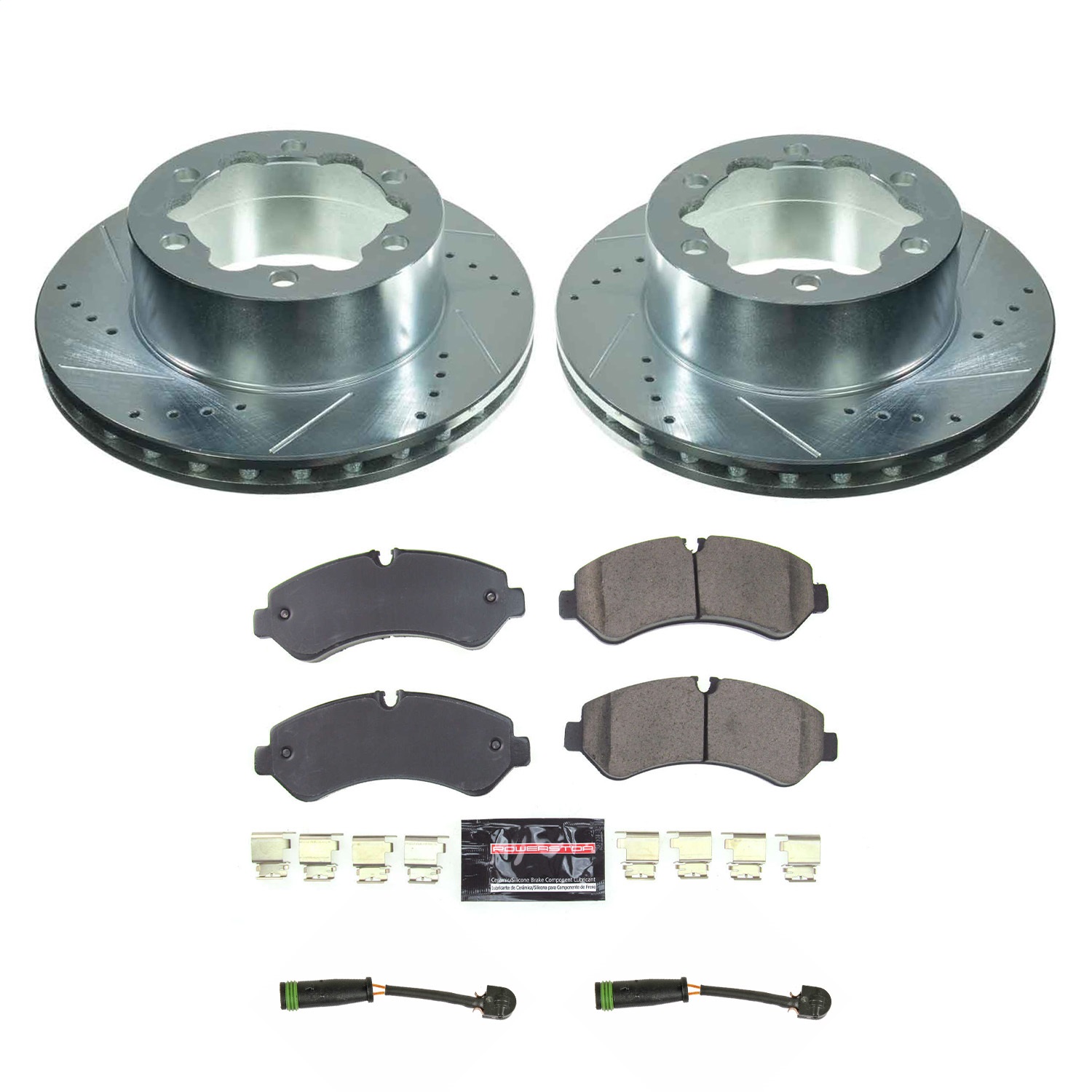 Power Stop - K8431 - Rear - Disc Brake Pad and Rotor Kit