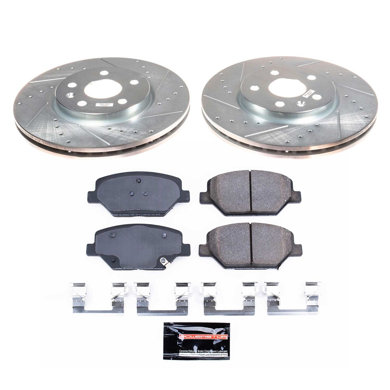 Power Stop - K8466 - Front - Disc Brake Pad and Rotor Kit