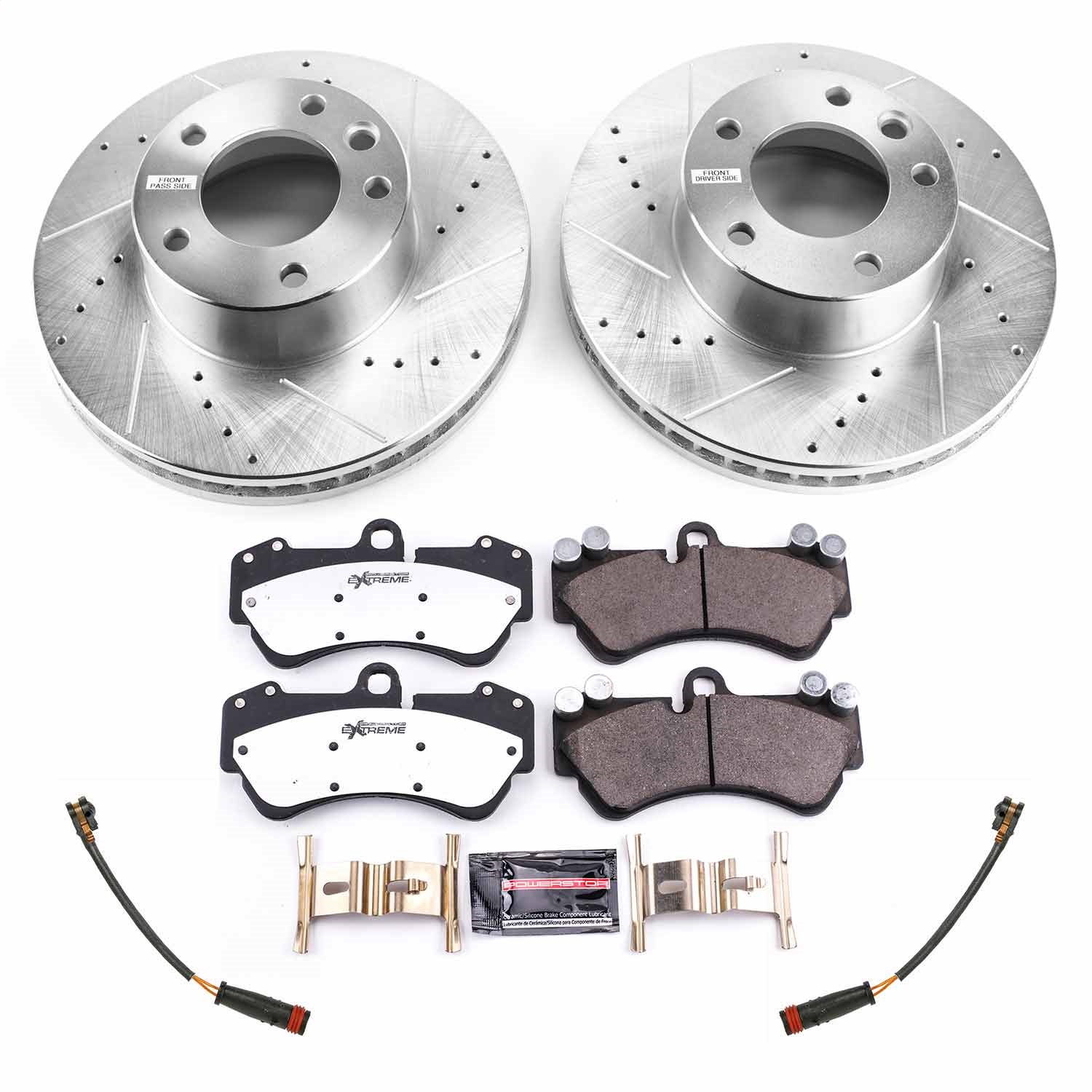 Power Stop - K8475-26 - Front - Disc Brake Pad and Rotor Kit