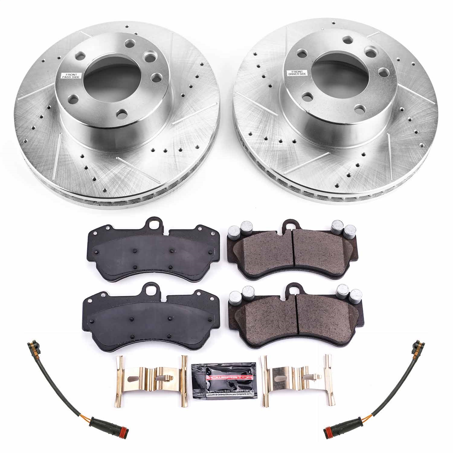 Power Stop - K8475 - Front - Disc Brake Pad and Rotor Kit