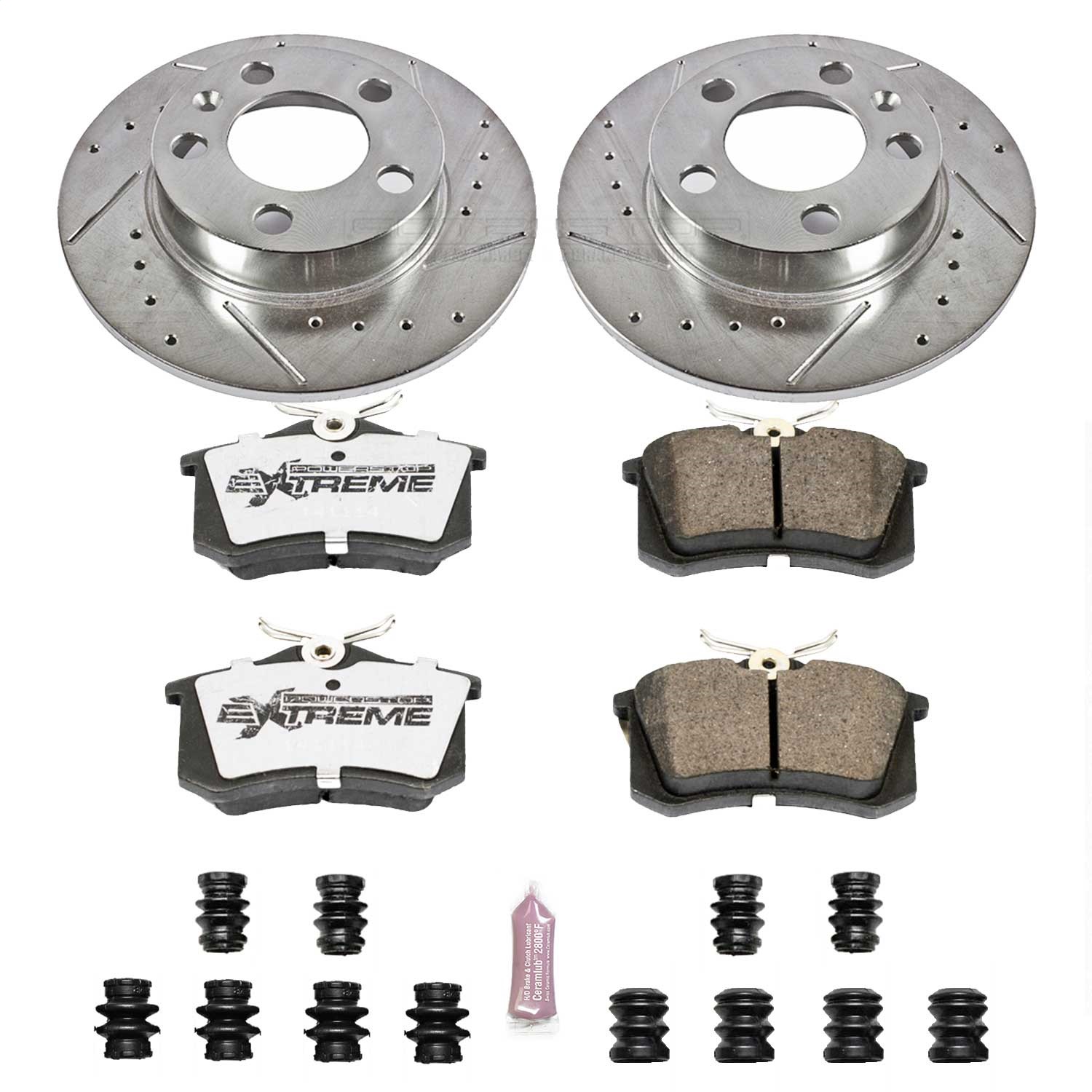 Power Stop - K848-26 - Rear - Disc Brake Pad and Rotor Kit