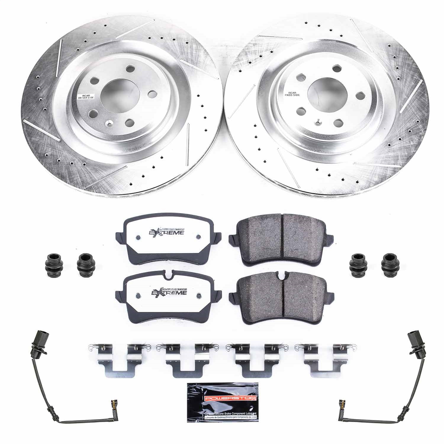 Power Stop - K8486-26 - Rear - Disc Brake Pad and Rotor Kit