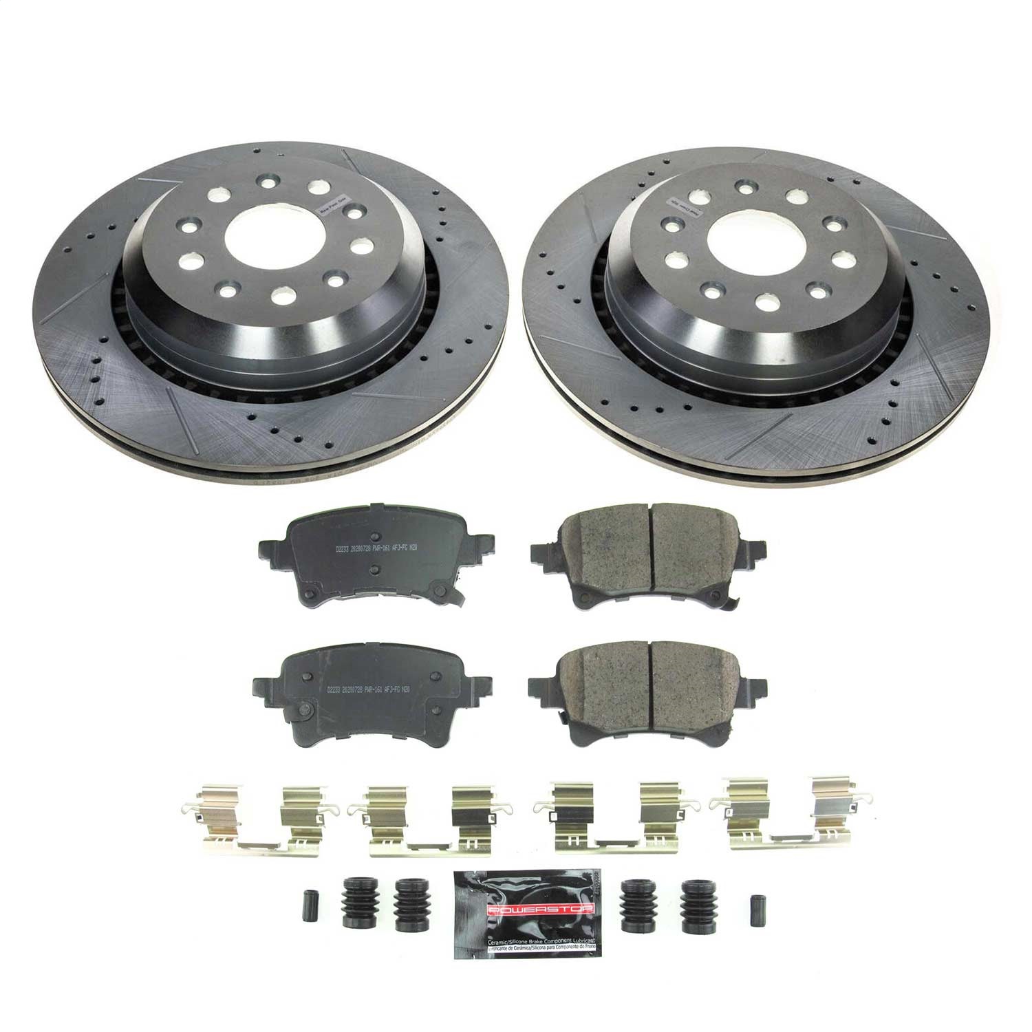 Power Stop - K8490 - Rear - Disc Brake Pad and Rotor Kit