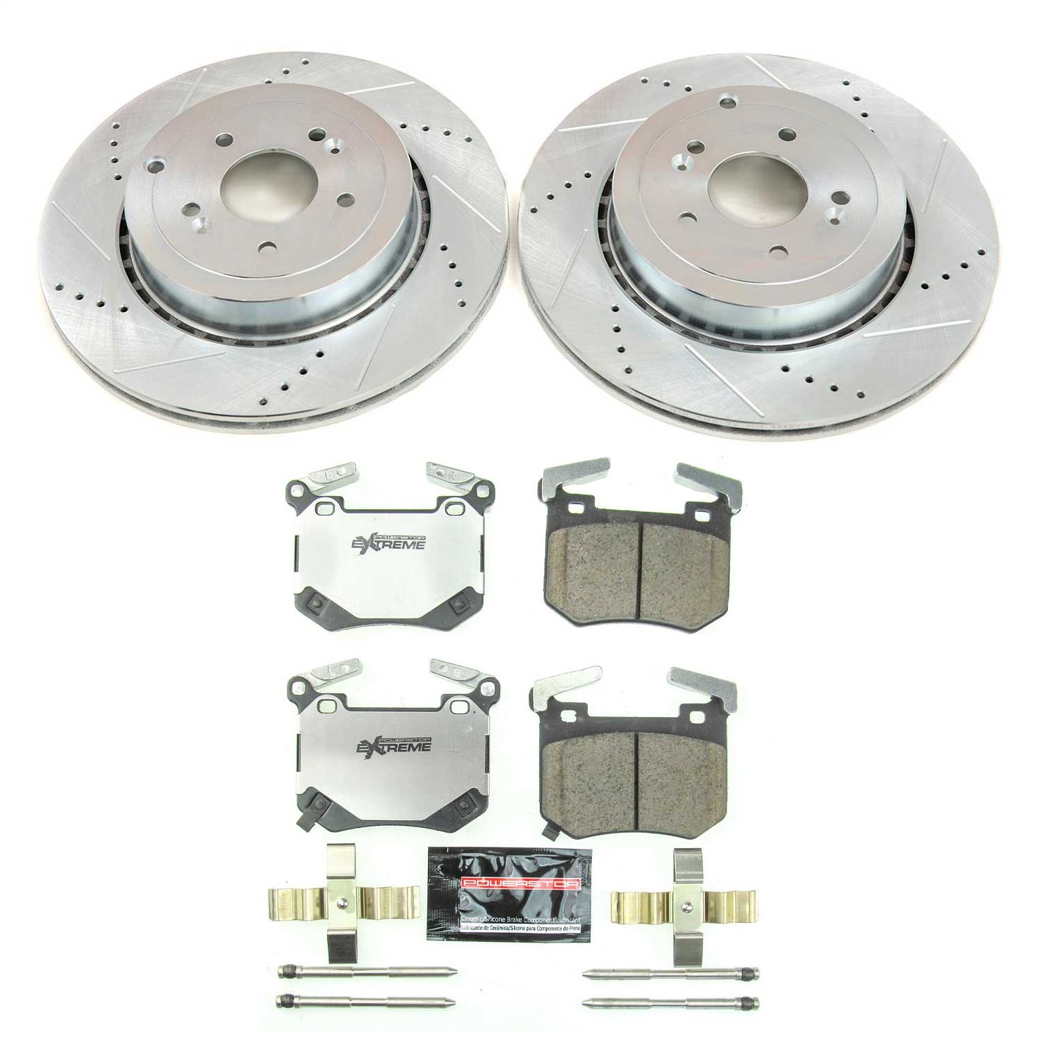 Power Stop - K8491-26 - Rear - Disc Brake Pad and Rotor Kit