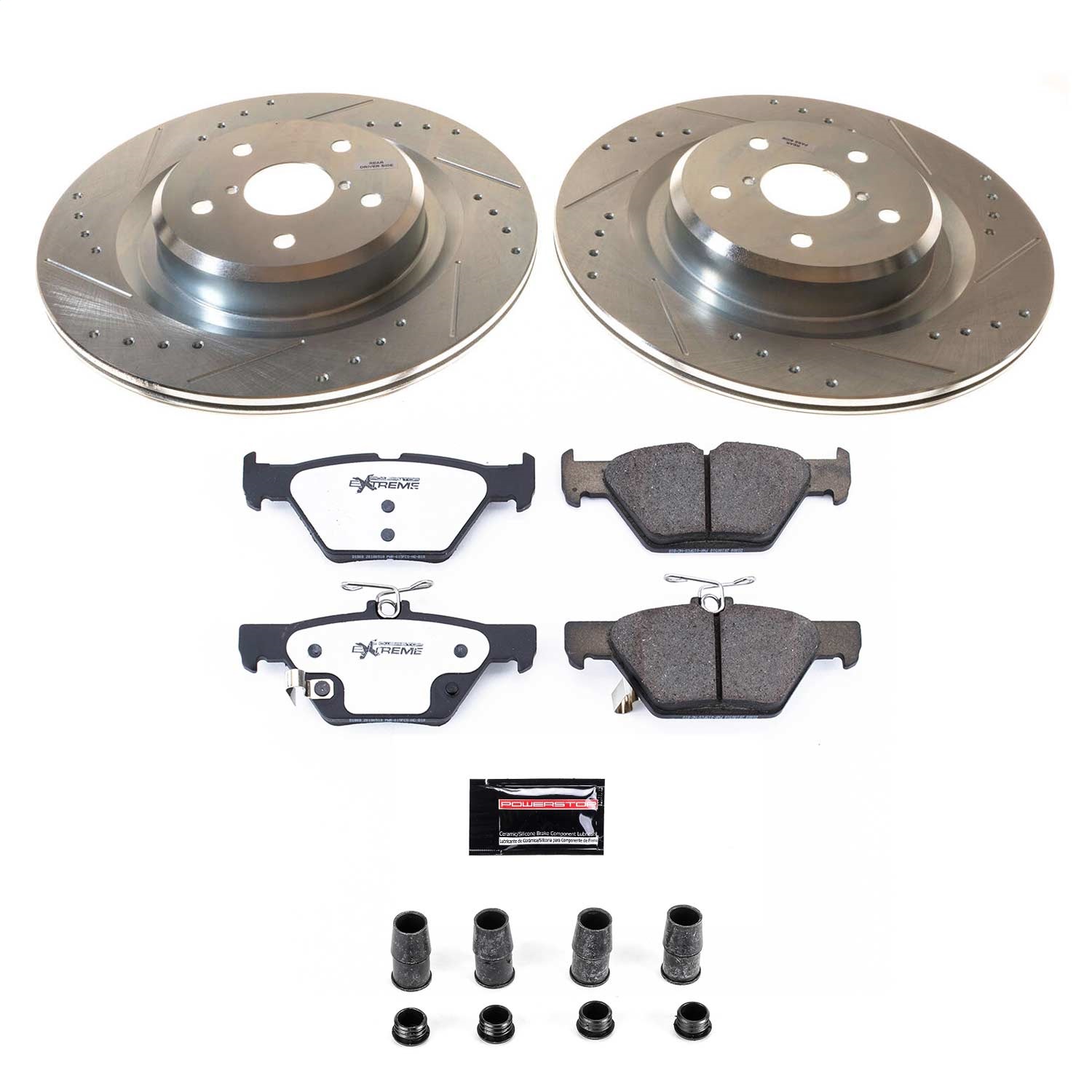 Power Stop - K8493-26 - Rear - Disc Brake Pad and Rotor Kit