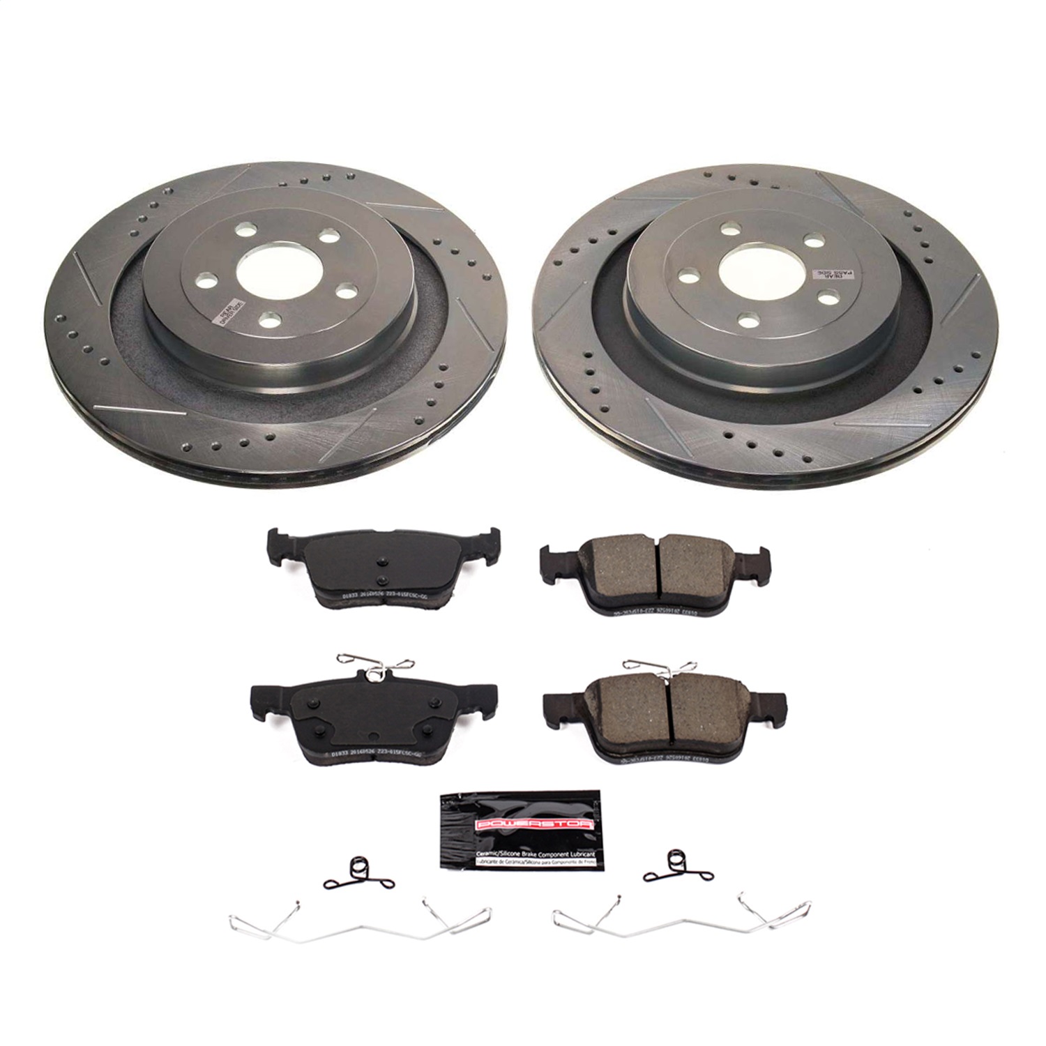 Power Stop - K8544 - Rear - Disc Brake Pad and Rotor Kit
