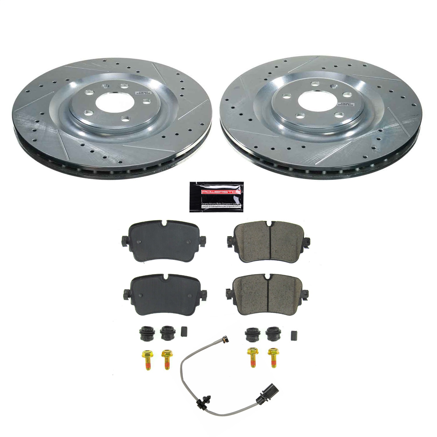 Power Stop - K8571 - Rear - Disc Brake Pad and Rotor Kit