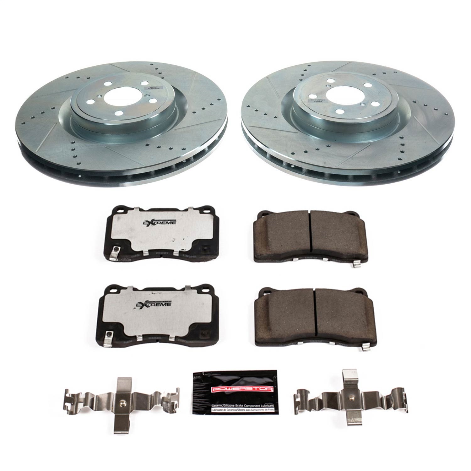 Power Stop - K8610-26 - Front - Disc Brake Pad and Rotor Kit