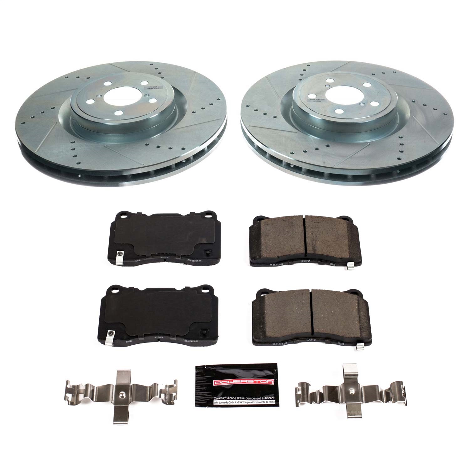 Power Stop - K8610 - Front - Disc Brake Pad and Rotor Kit