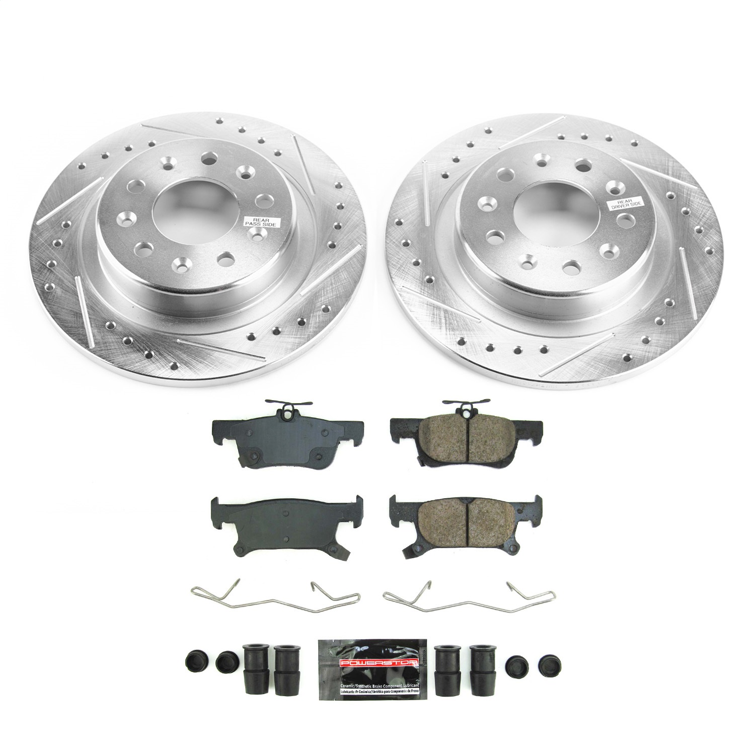 Power Stop - K8624 - Rear - Disc Brake Pad and Rotor Kit
