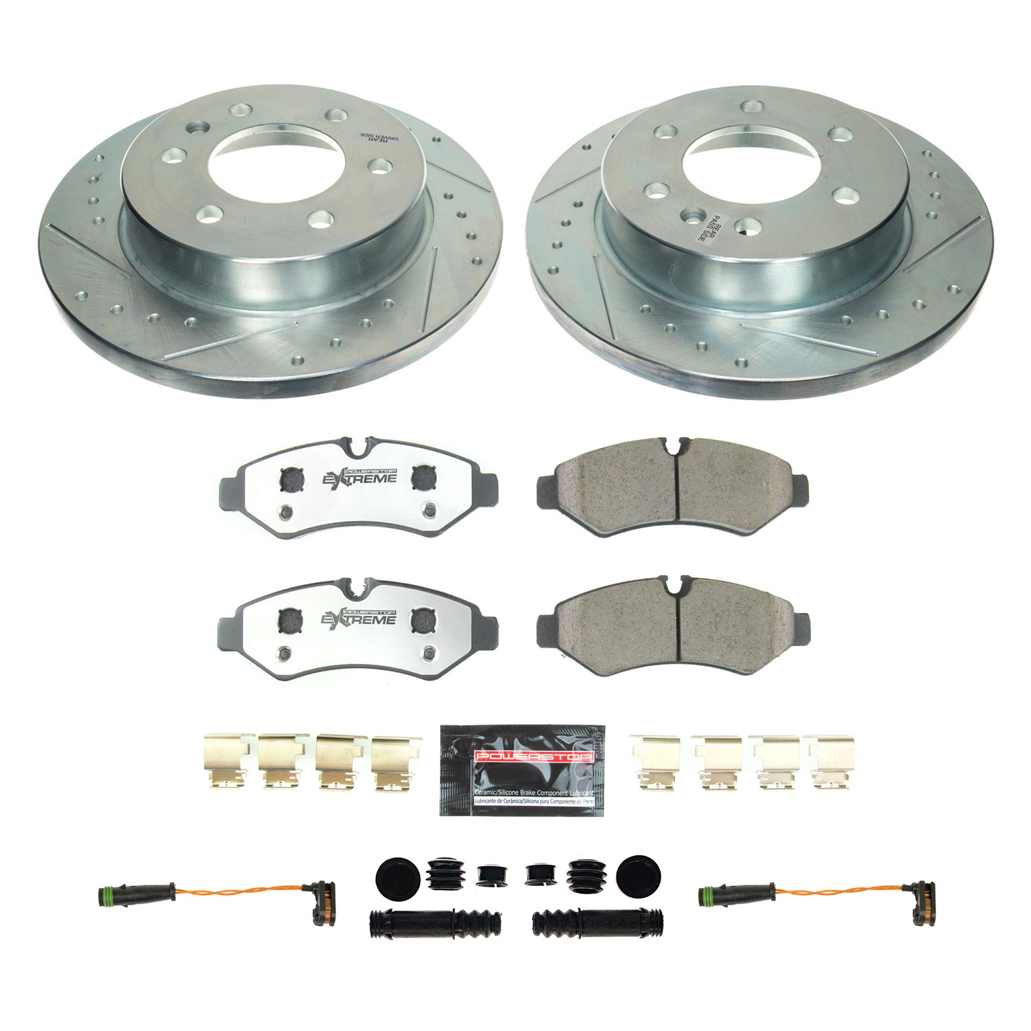 Power Stop - K8655-36 - Rear - Disc Brake Pad and Rotor Kit
