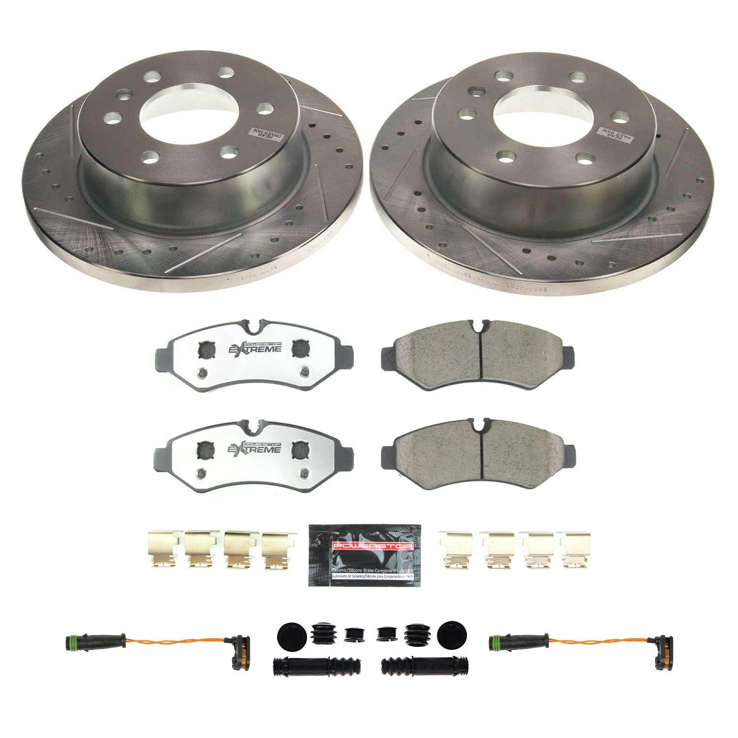 Power Stop - K8656-36 - Rear - Disc Brake Pad and Rotor Kit