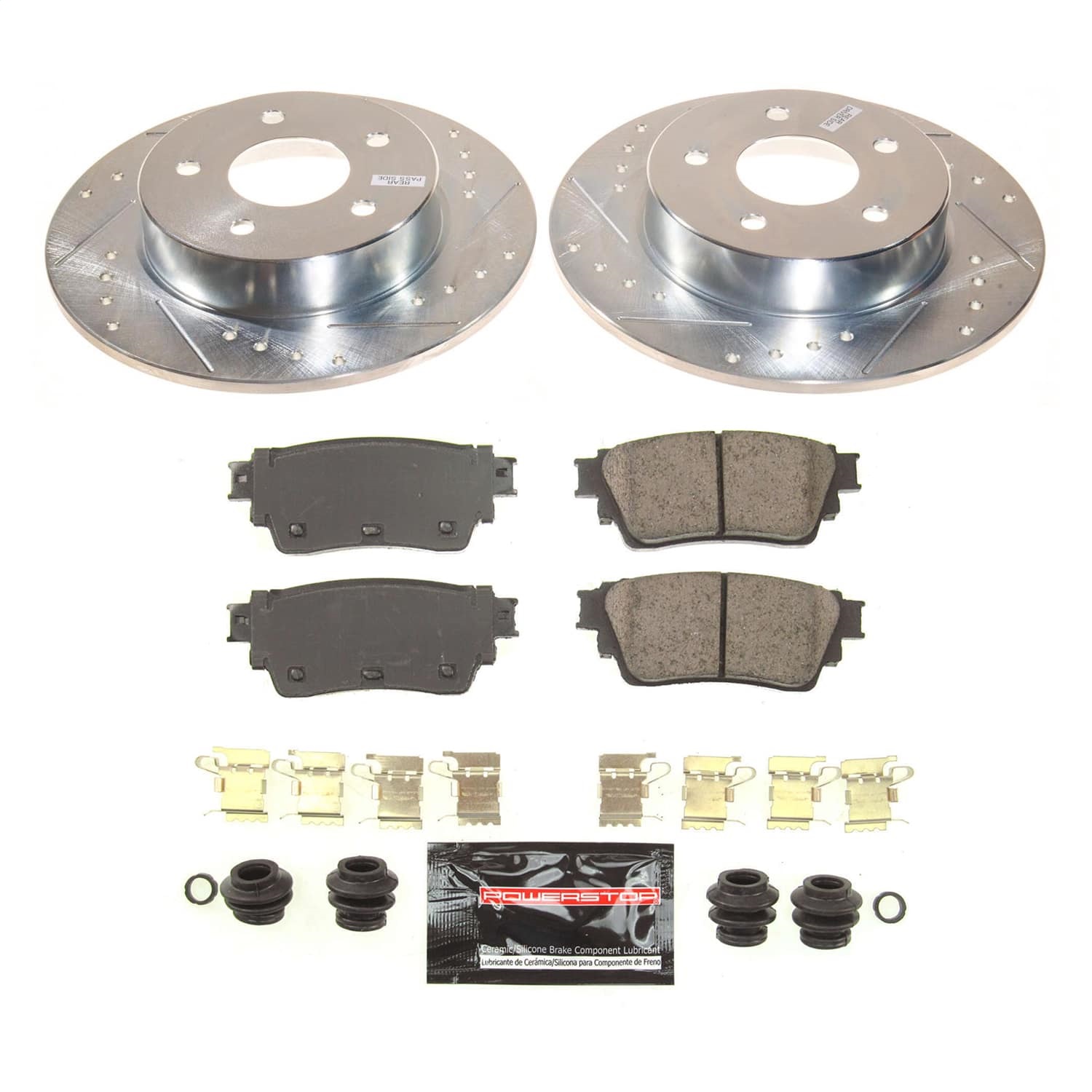 Power Stop - K8675 - Rear - Disc Brake Pad and Rotor Kit