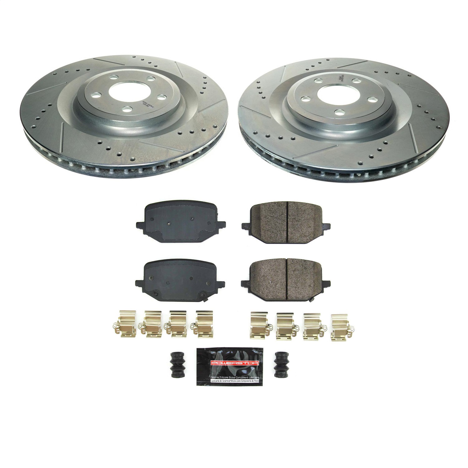 Power Stop - K8682 - Rear - Disc Brake Pad and Rotor Kit
