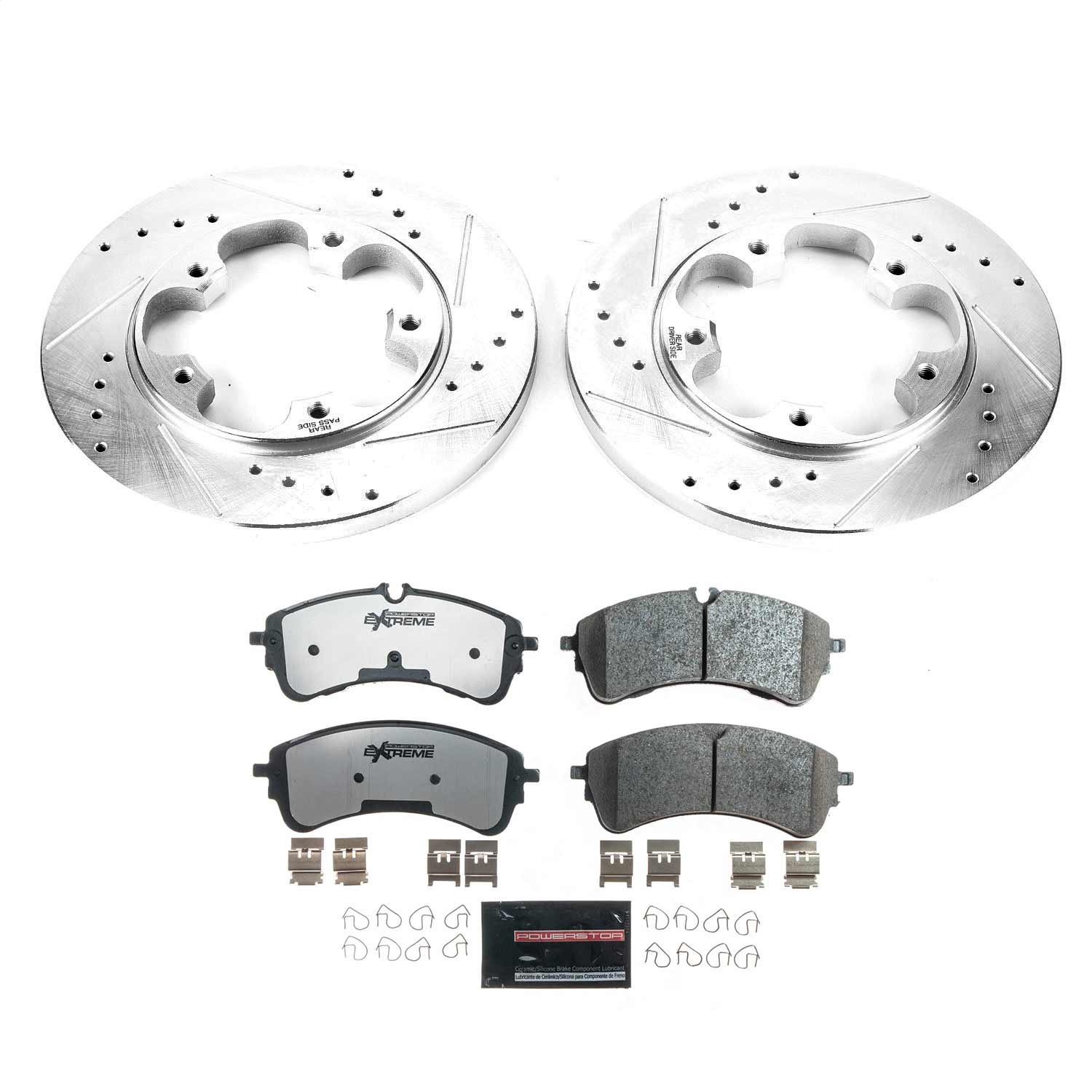 Power Stop - K8714-36 - Rear - Disc Brake Pad and Rotor Kit