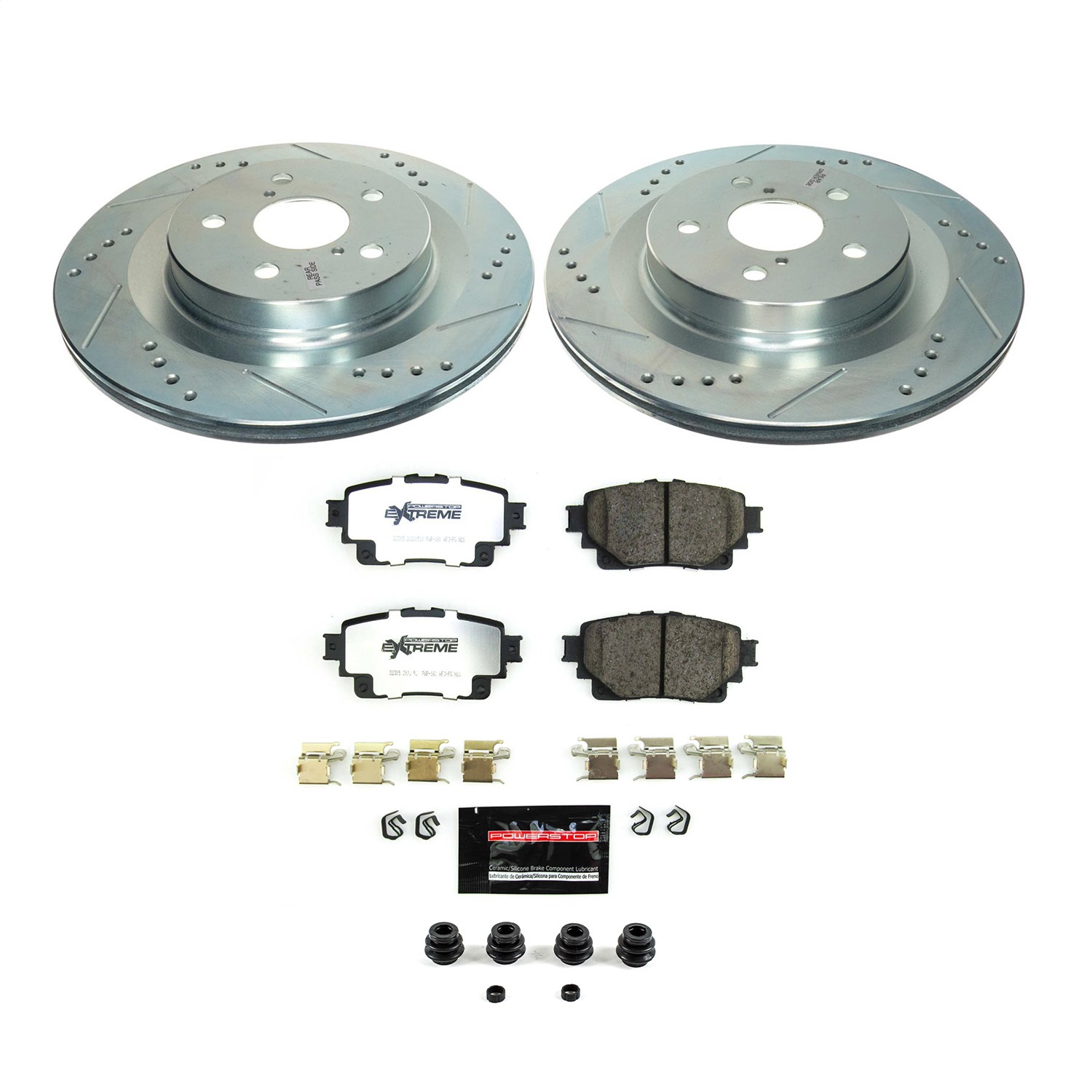 Power Stop - K8716-36 - Rear - Disc Brake Pad and Rotor Kit
