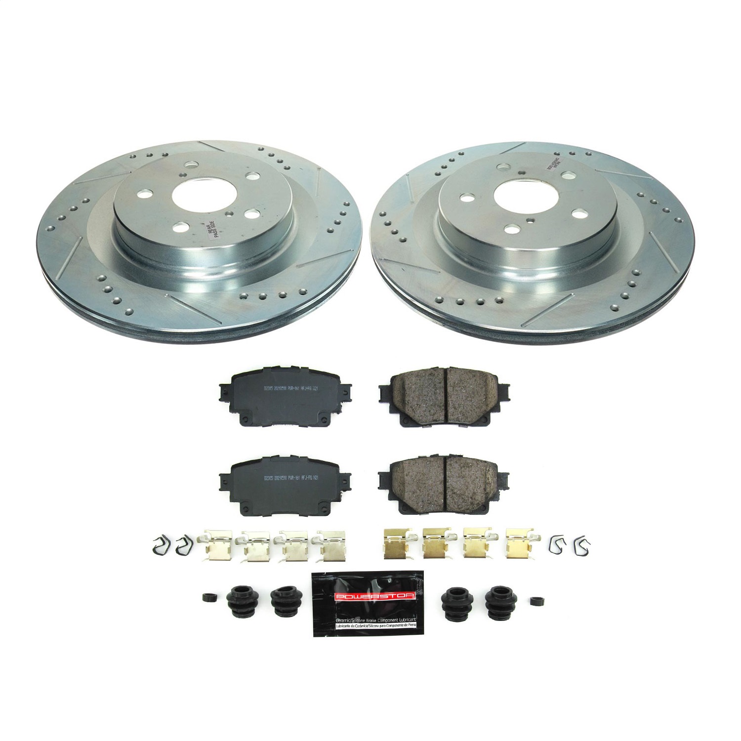 Power Stop - K8716 - Rear - Disc Brake Pad and Rotor Kit