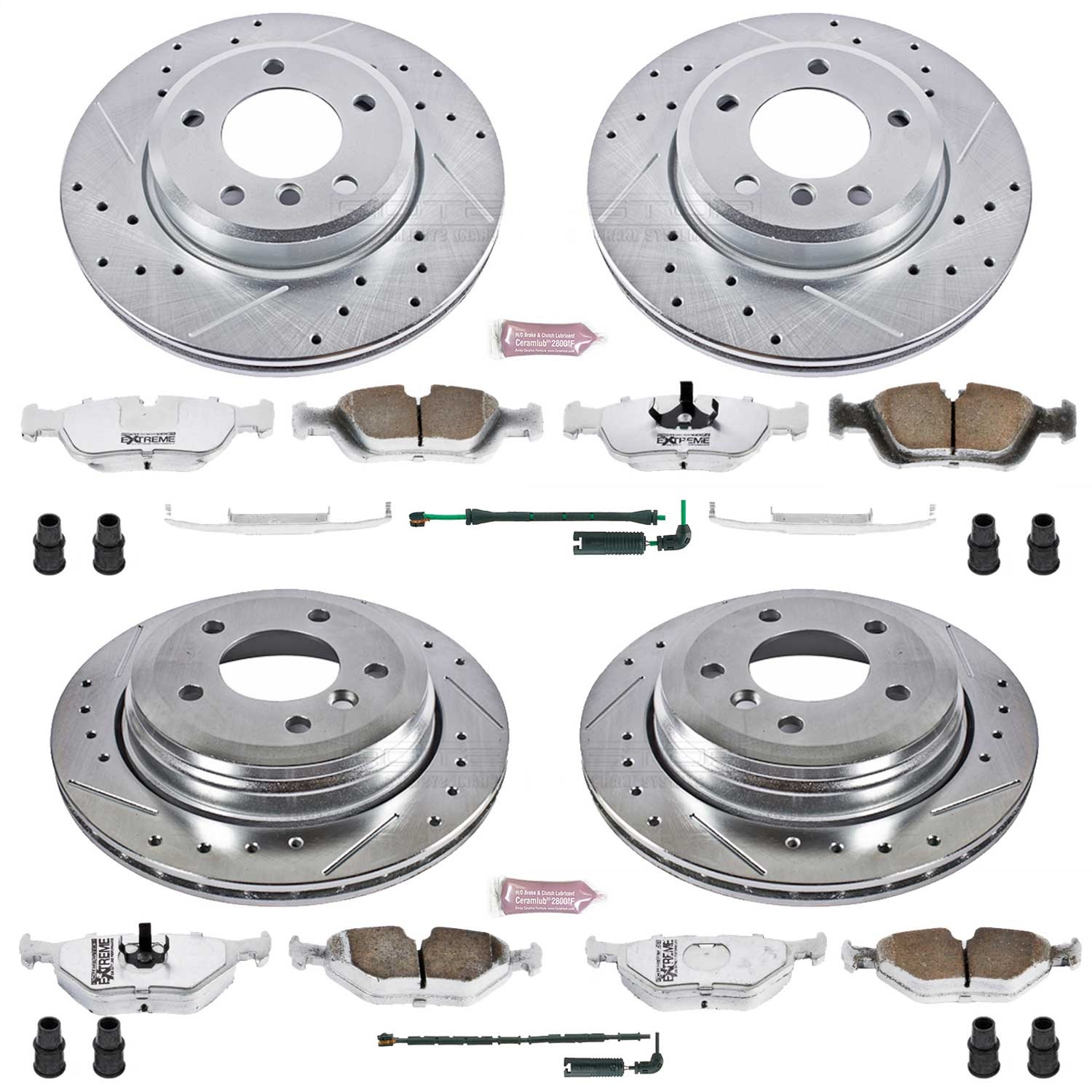 Power Stop - K874-26 - Front and Rear - Disc Brake Pad and Rotor Kit