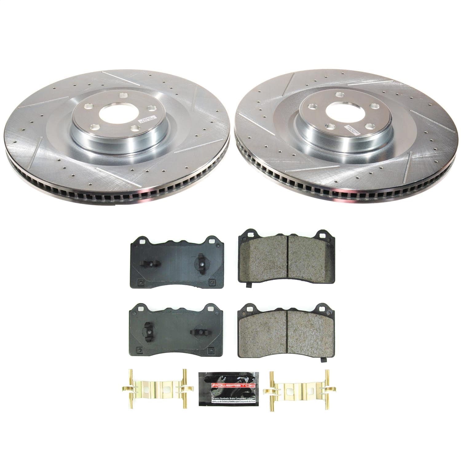Power Stop - K8745 - Front - Disc Brake Pad and Rotor Kit