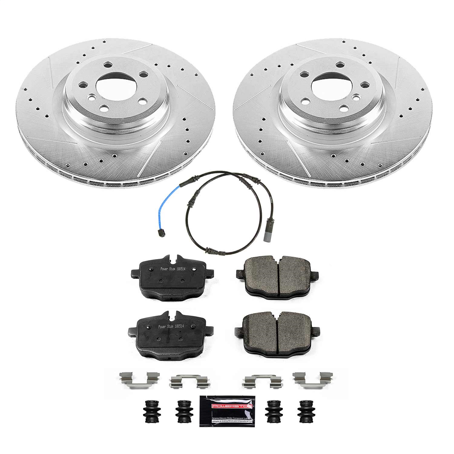 Power Stop - K8775 - Rear - Disc Brake Pad and Rotor Kit
