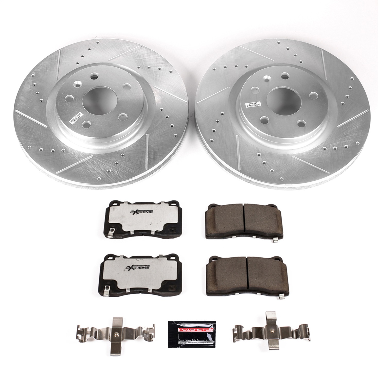Power Stop - K8825-26 - Front - Disc Brake Pad and Rotor Kit