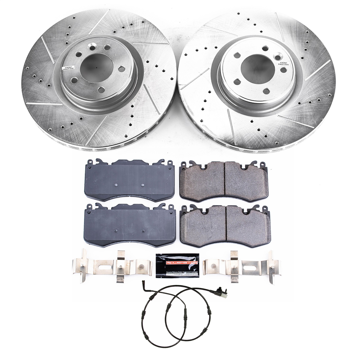 Power Stop - K8826 - Front - Disc Brake Pad and Rotor Kit
