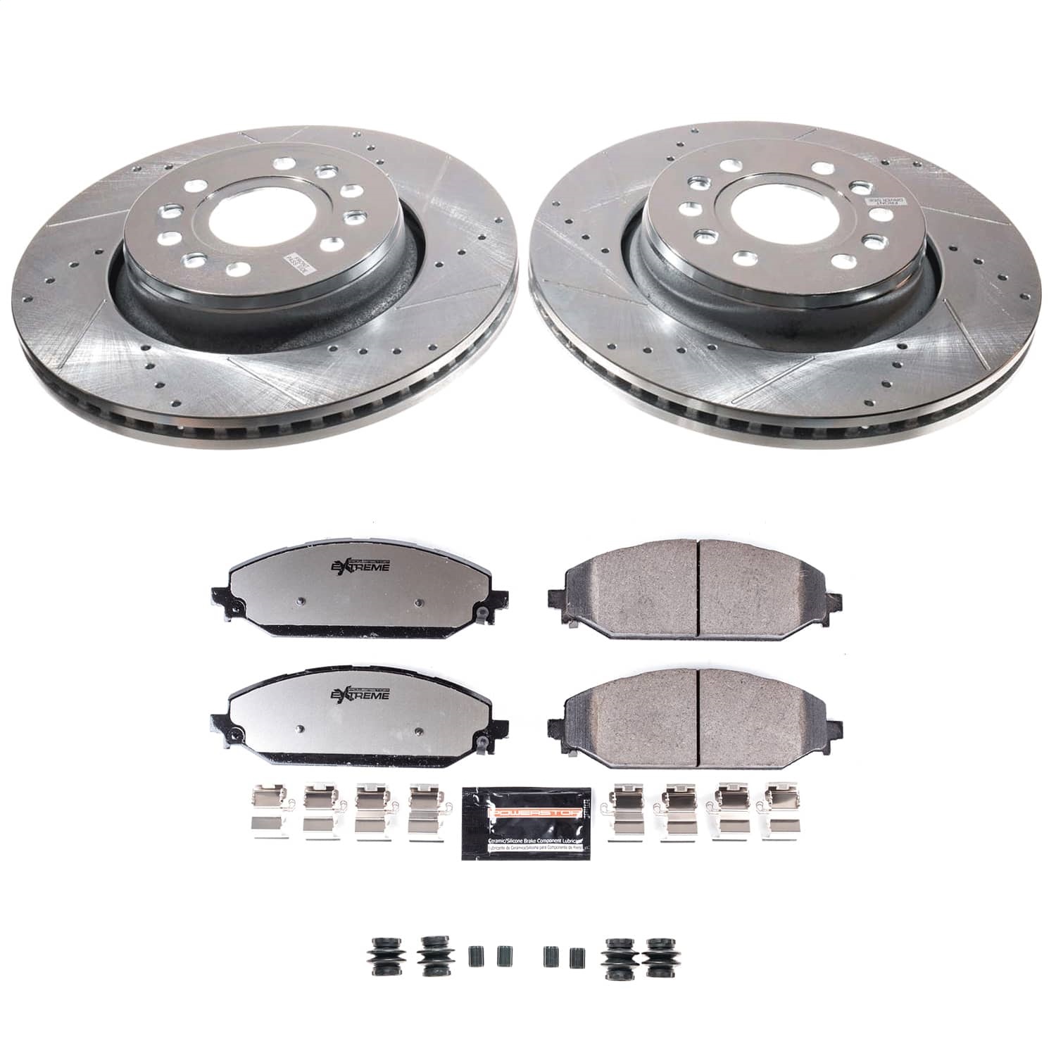Power Stop - K8843-36 - Front - Disc Brake Pad and Rotor Kit