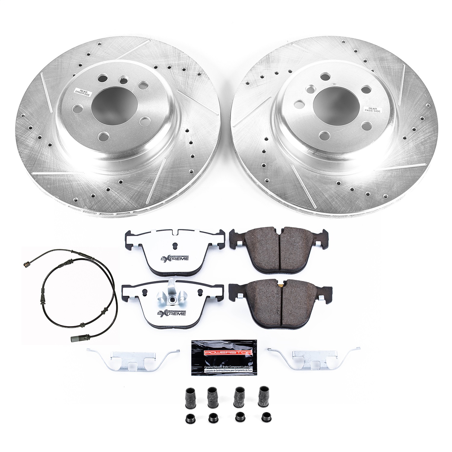 Power Stop - K8848-26 - Rear - Disc Brake Pad and Rotor Kit