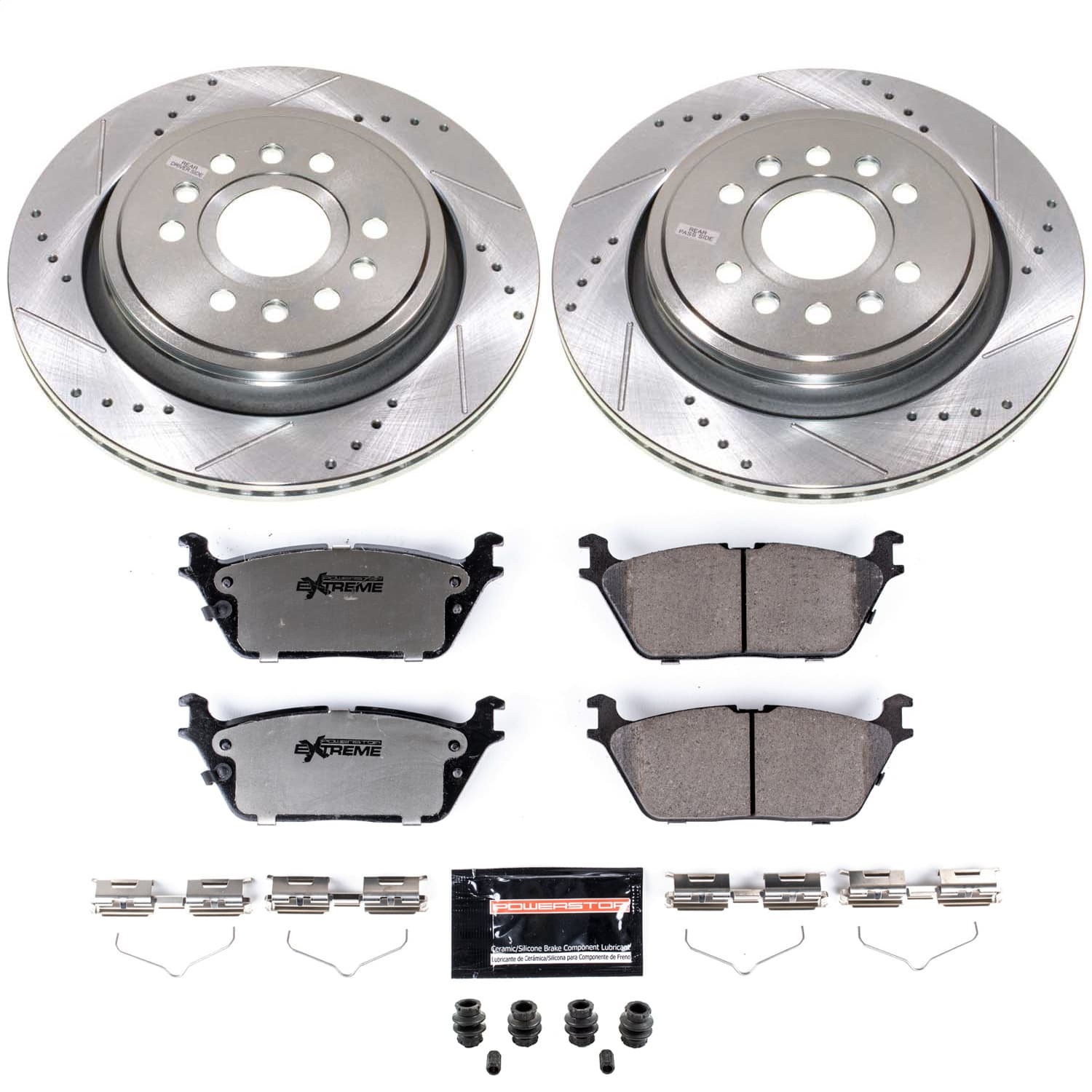 Power Stop - K8873-36 - Rear - Disc Brake Pad and Rotor Kit