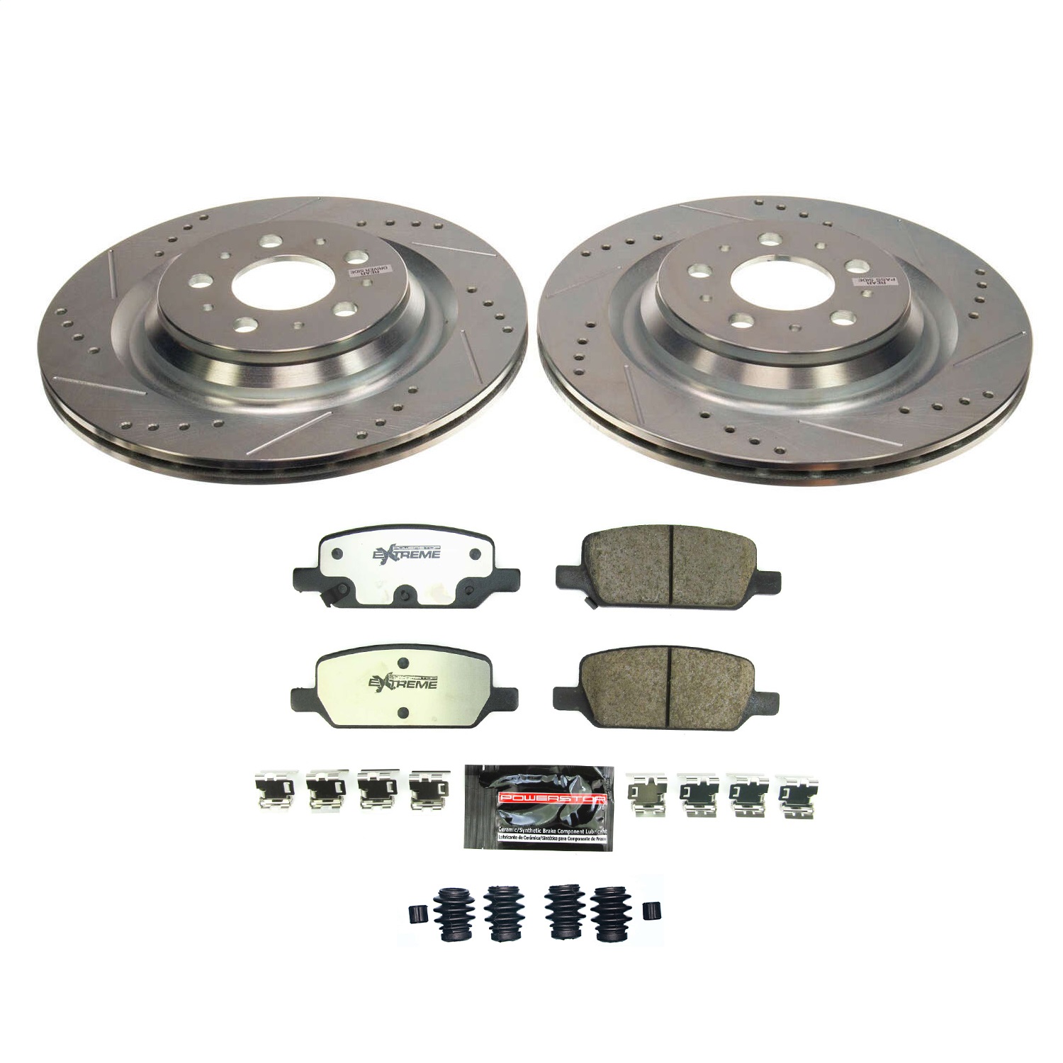 Power Stop - K8874-26 - Rear - Disc Brake Pad and Rotor Kit