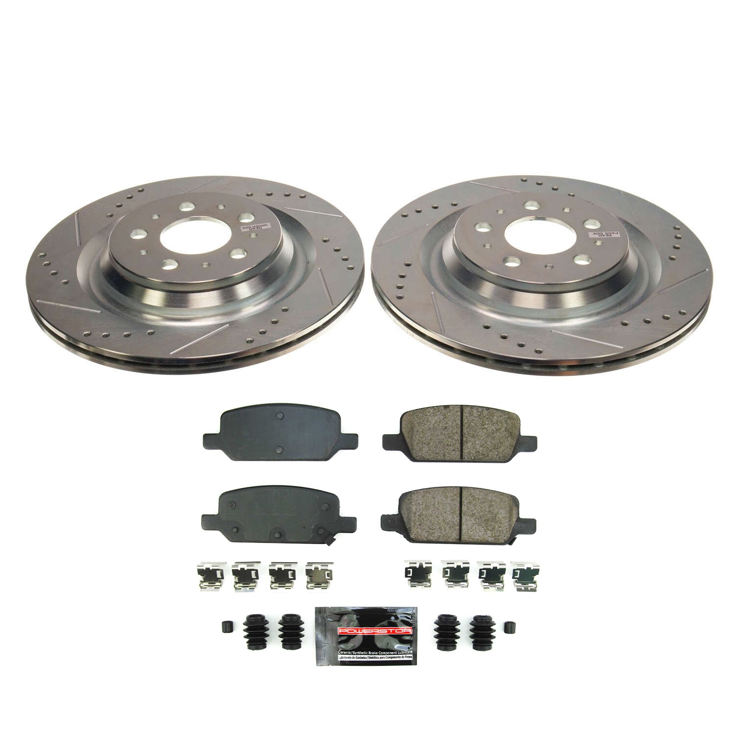 Power Stop - K8874 - Rear - Disc Brake Pad and Rotor Kit