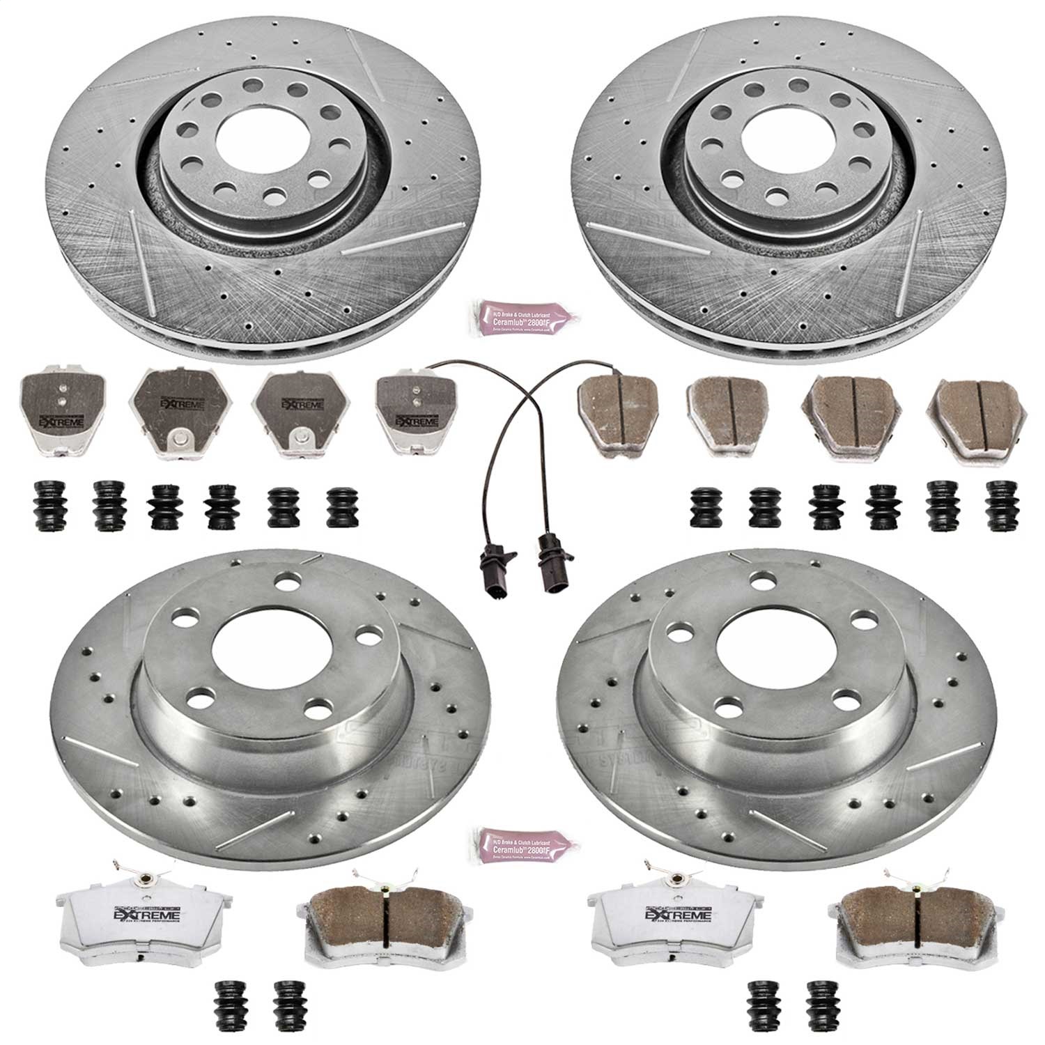 Power Stop - K889-26 - Front and Rear - Disc Brake Pad and Rotor Kit